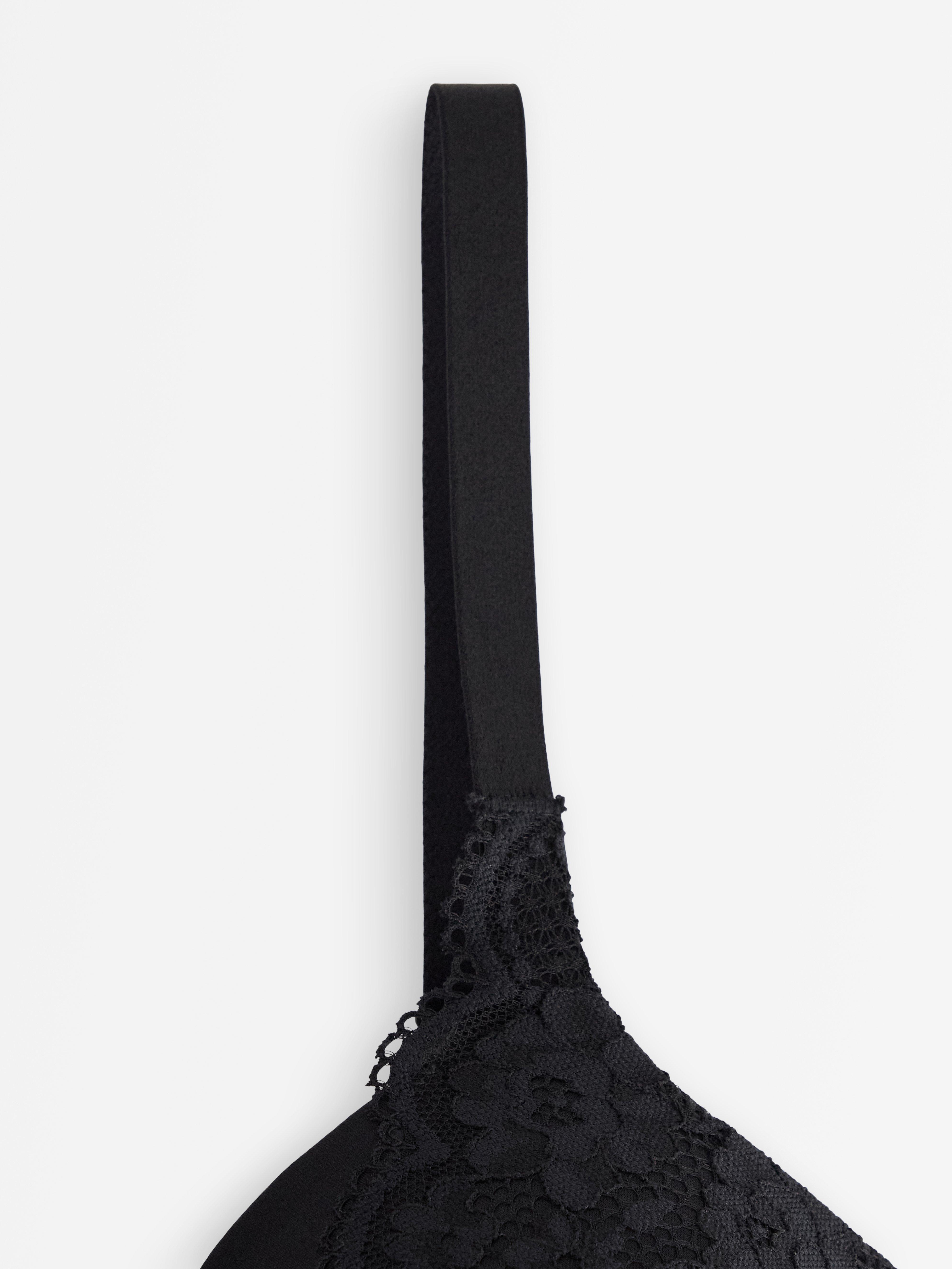 Dahlia T-shirt-bh - Undertøj - Sort