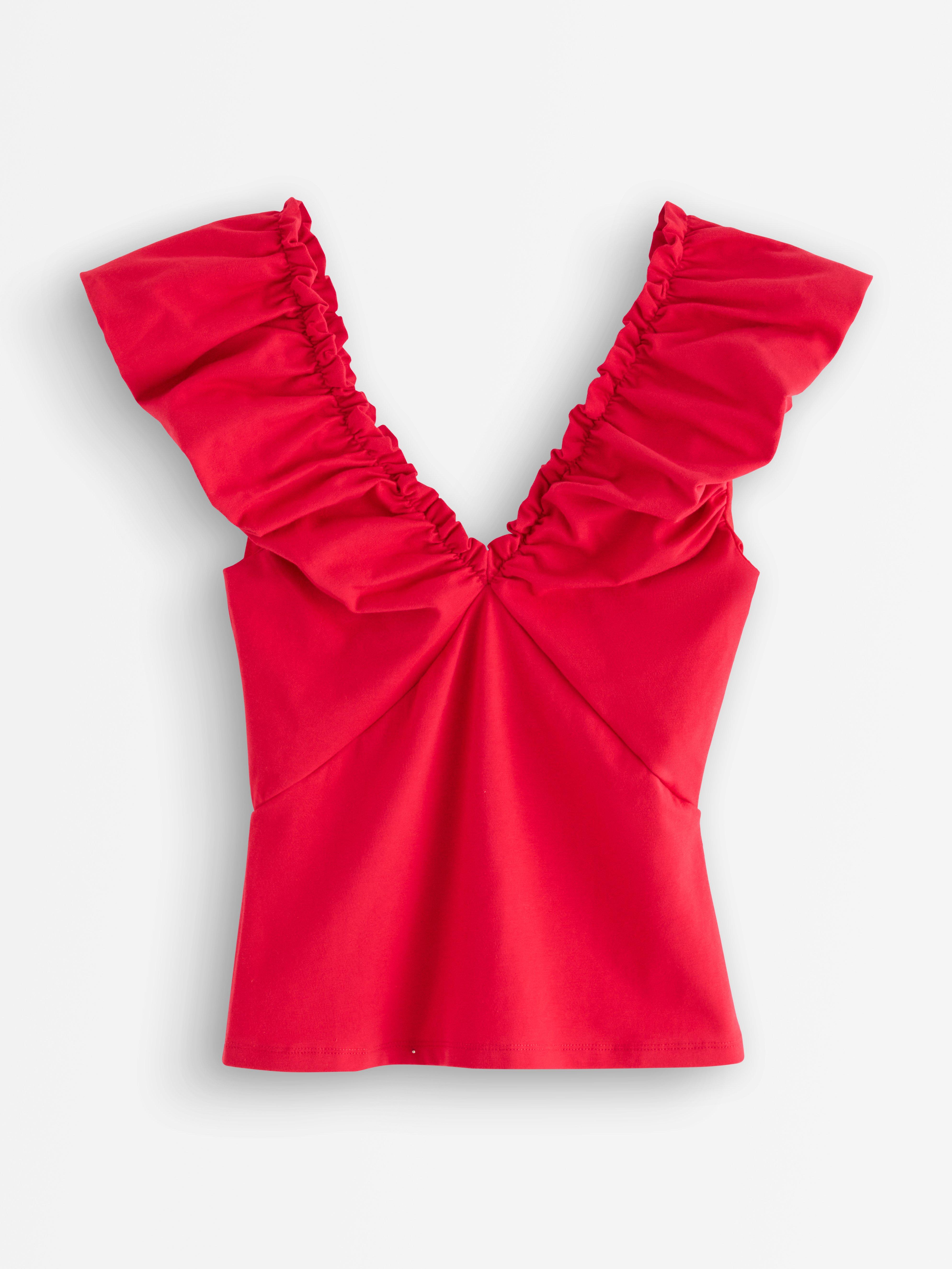 Top - Womens Wear - Red