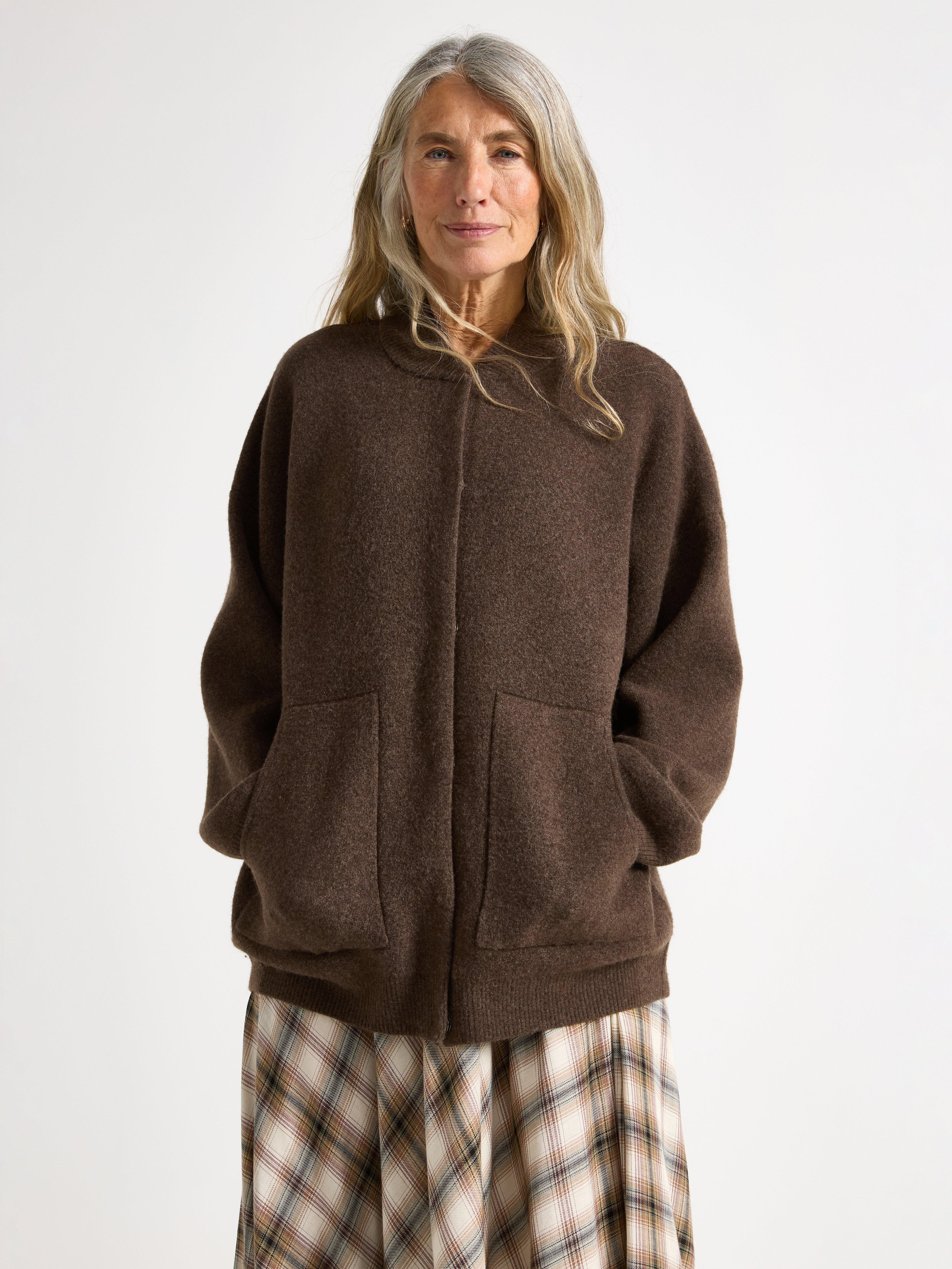 Cardigan - Dam - Brun