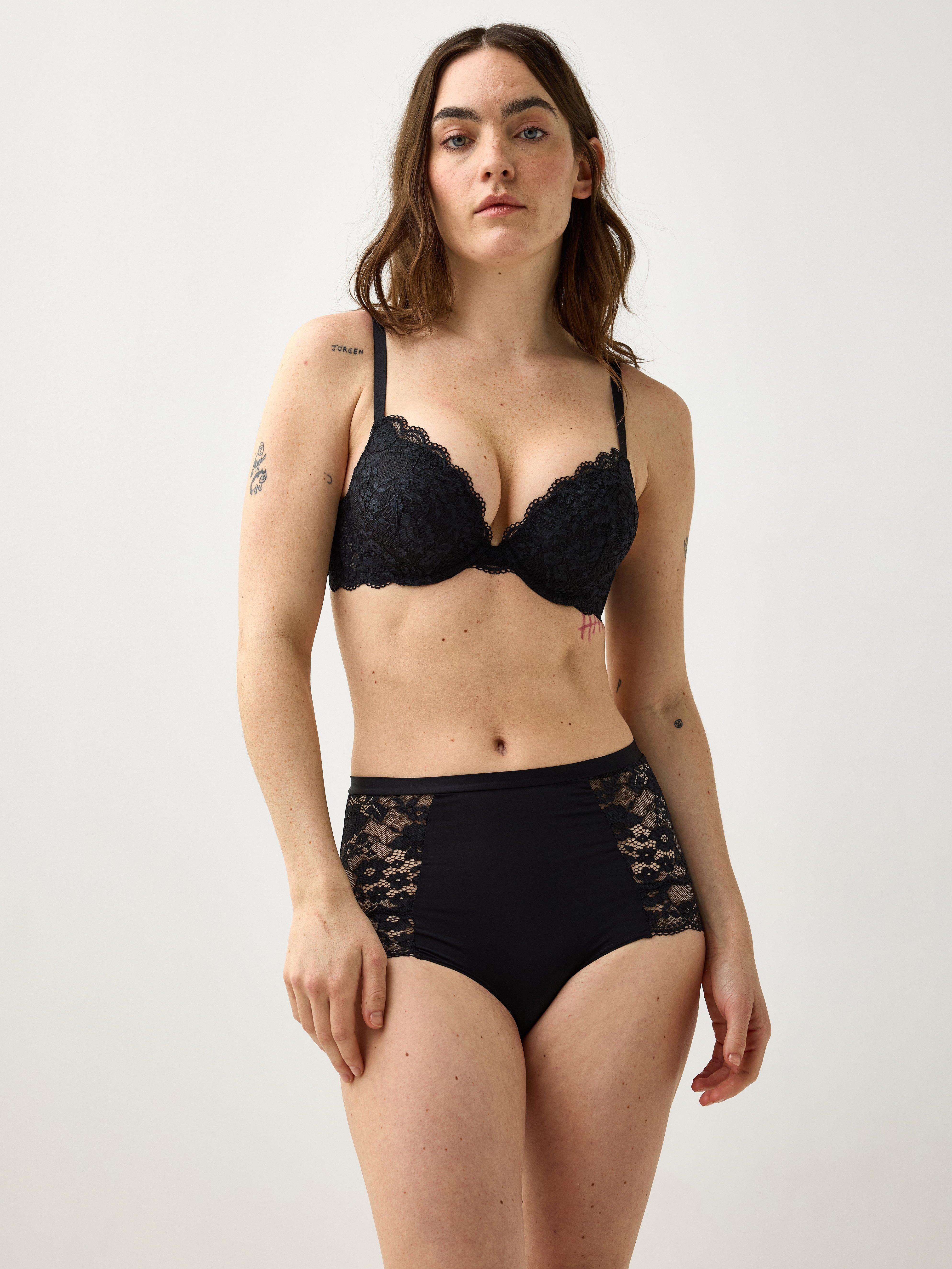Linnea push-up rintaliivit - Alusvaatteet - Musta