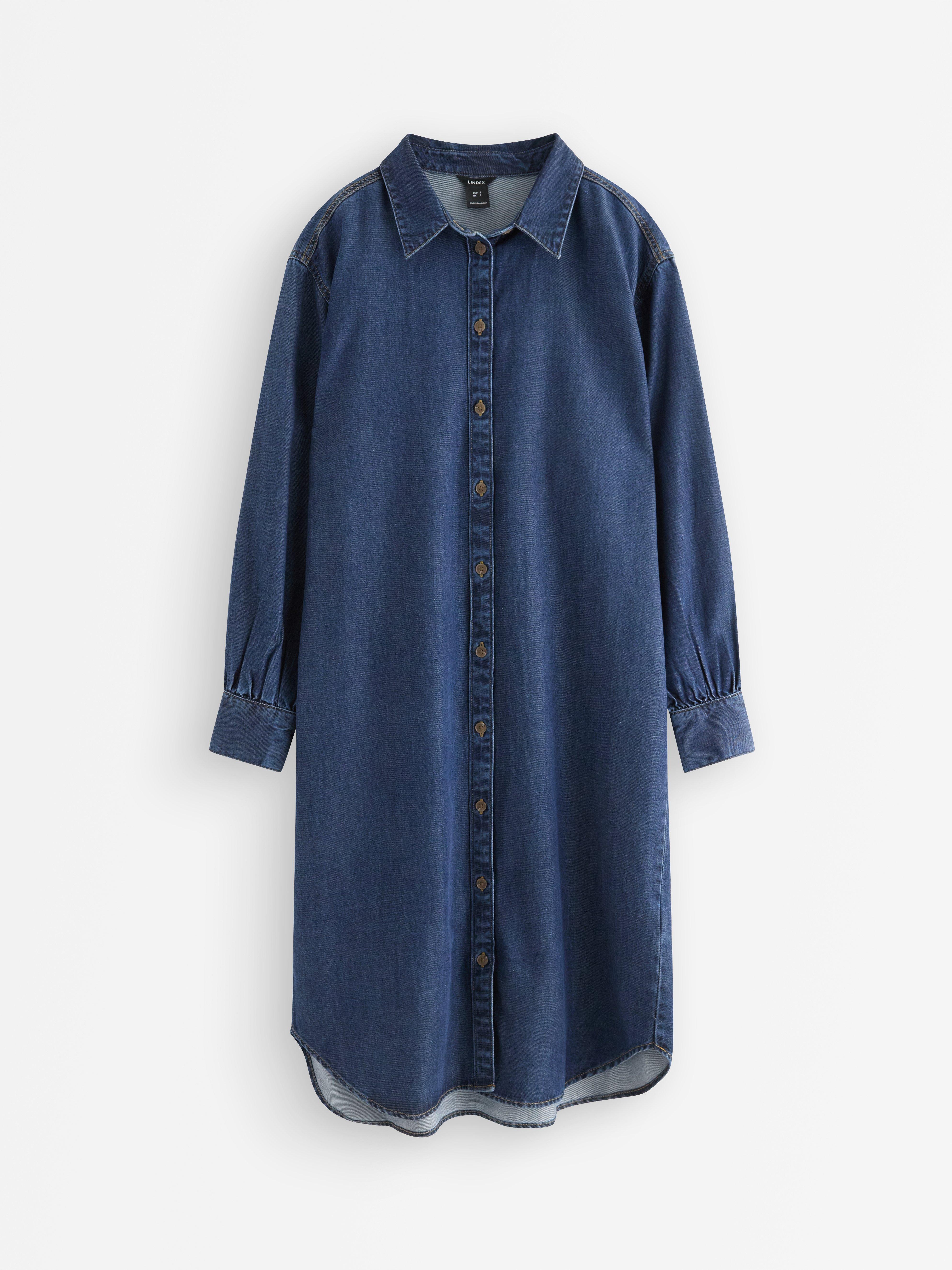 Shirt dress - Womens Wear - Blue