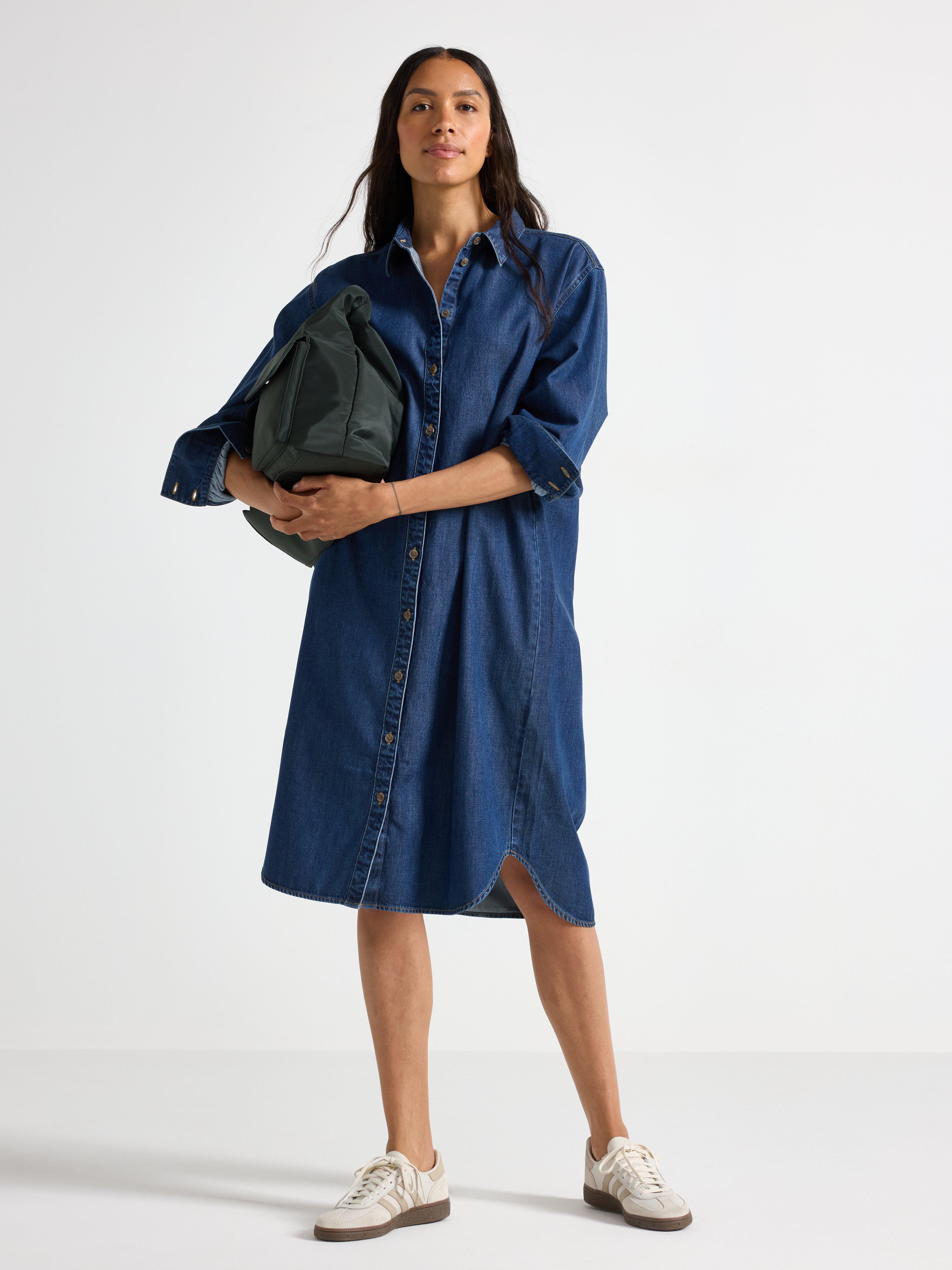 Shirt dress - Womens Wear - Blue