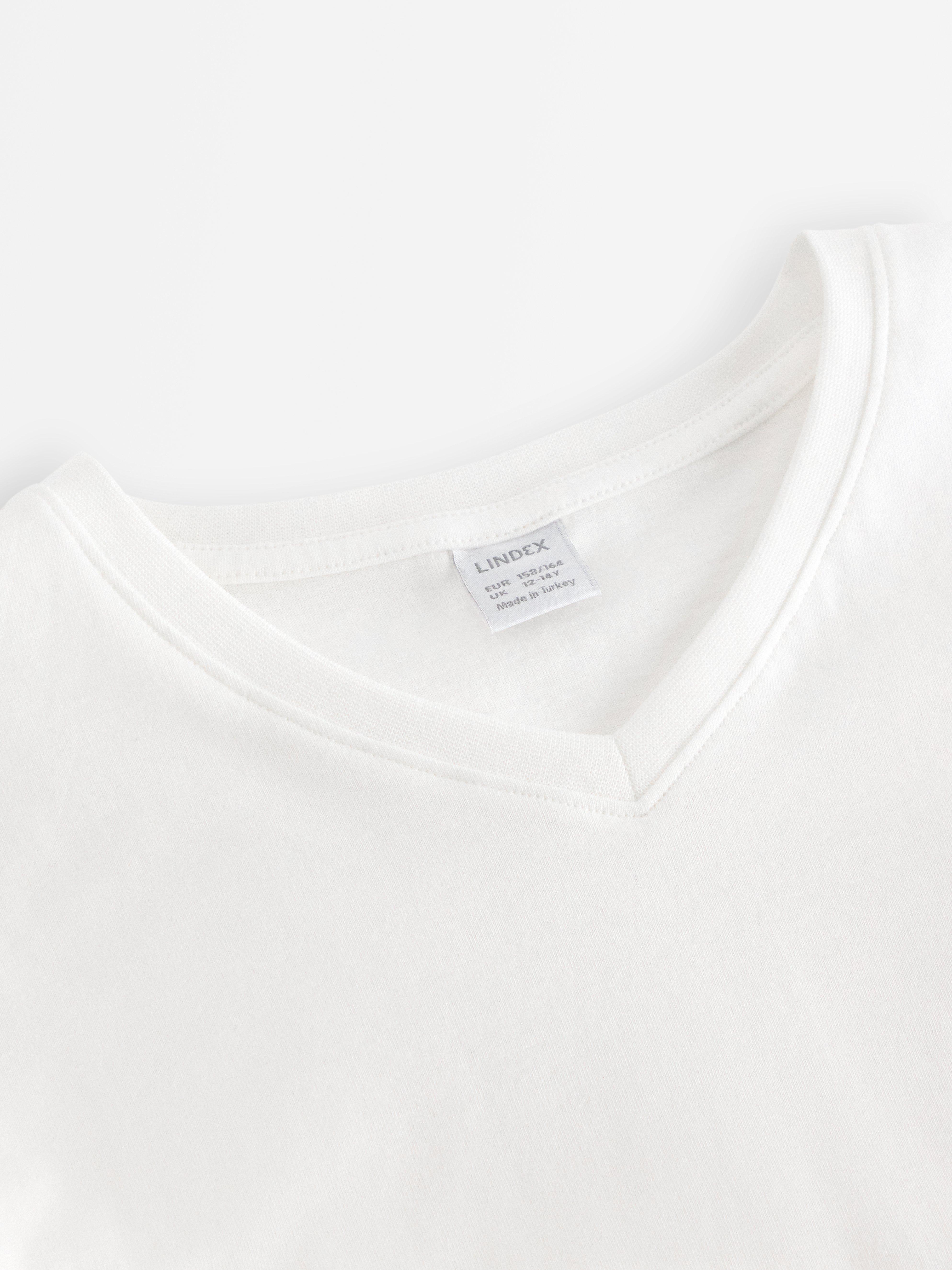 T-shirt - Børn - Hvid