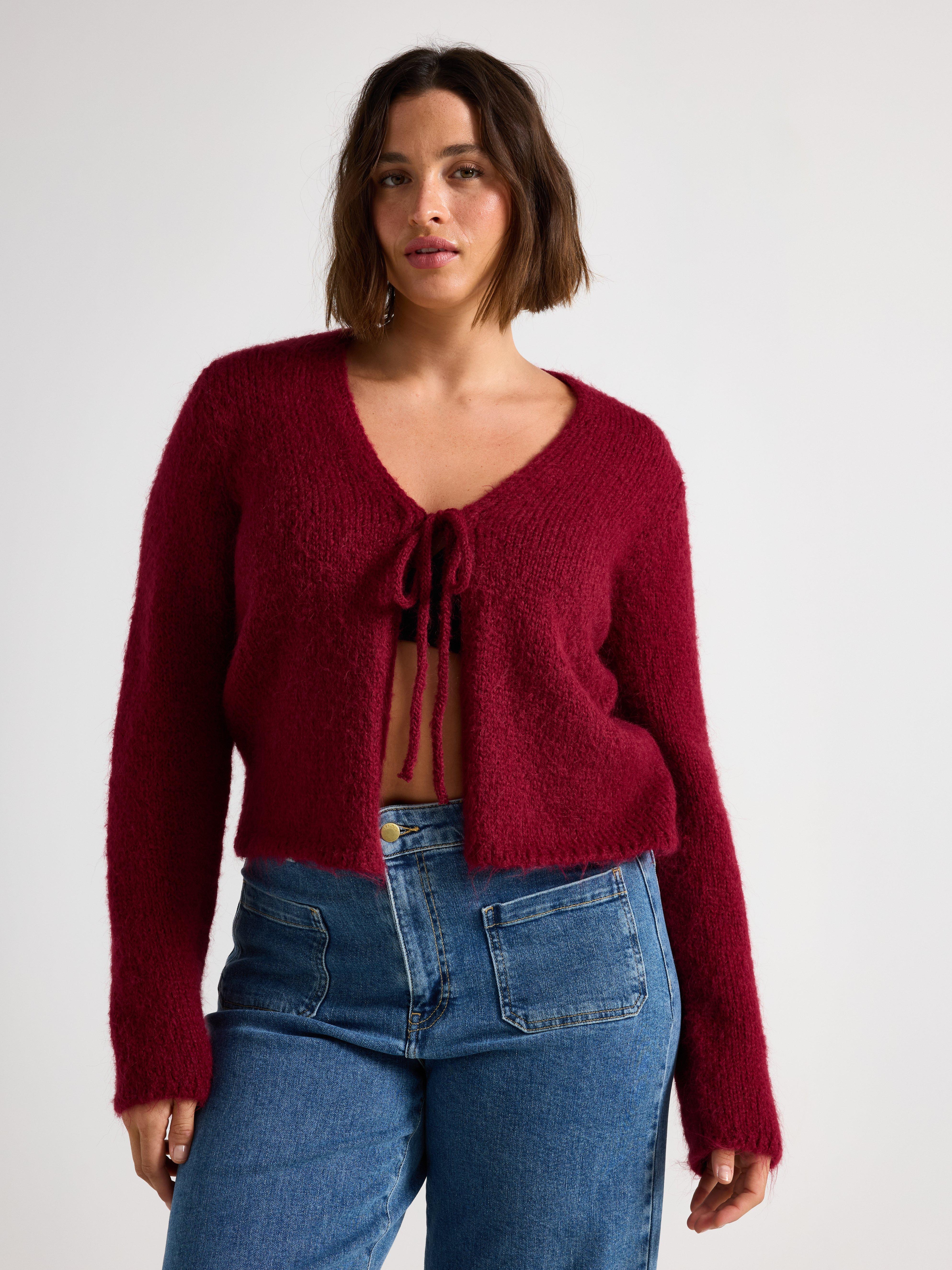 Cardigan - Womens Wear - Red