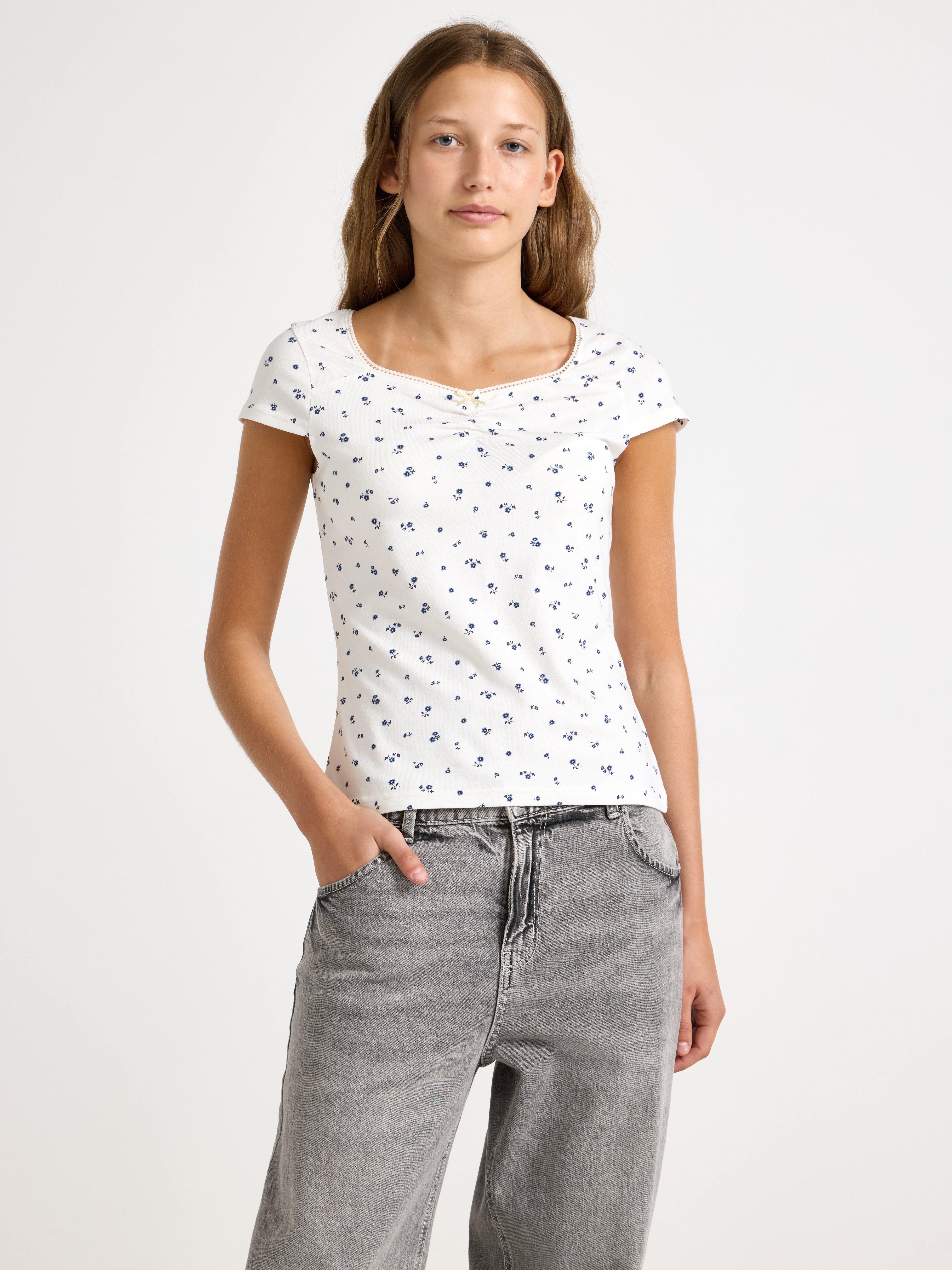 Top - Kids Wear - White