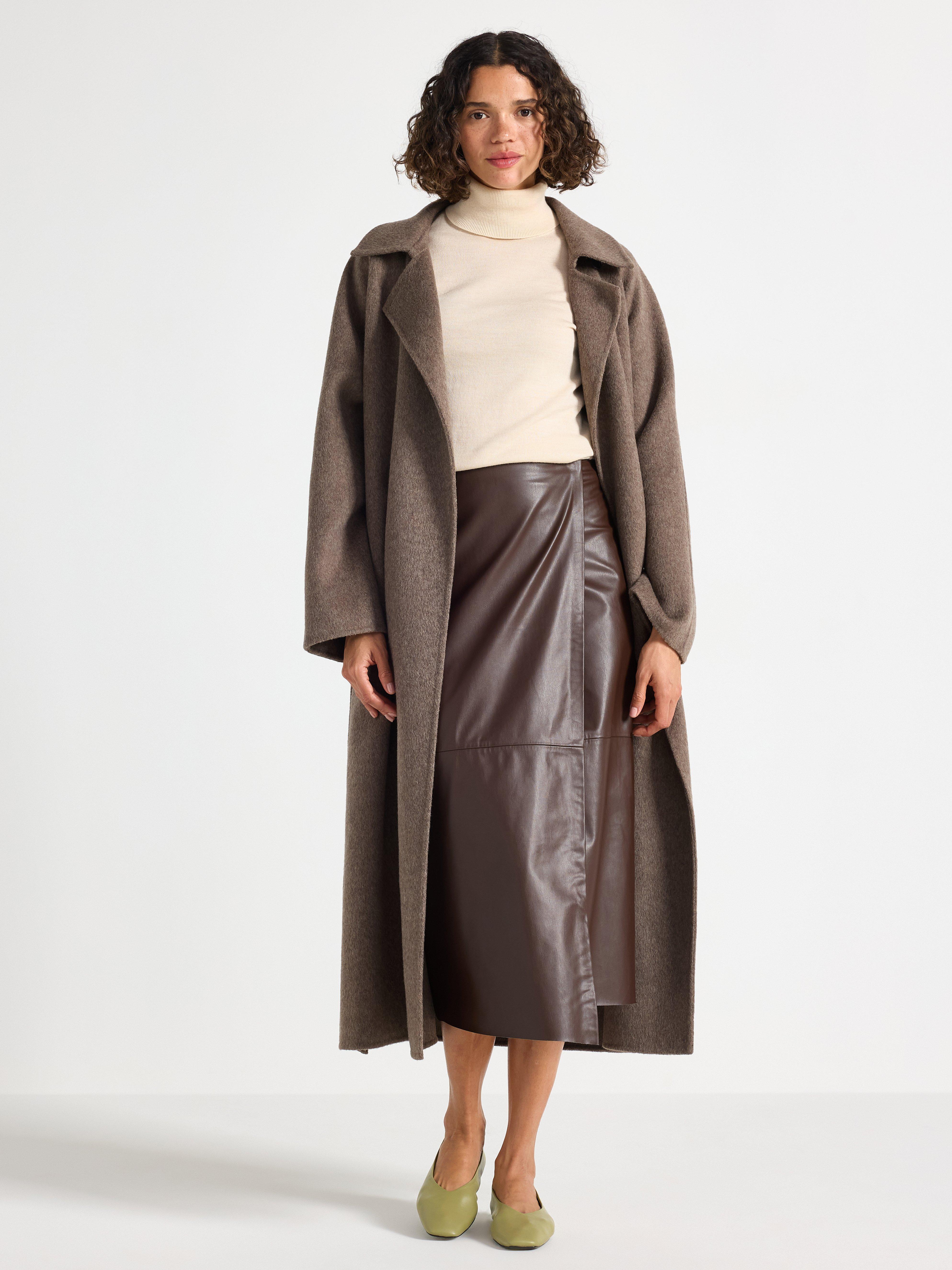 Wrap Skirt - Womens Wear - Brown
