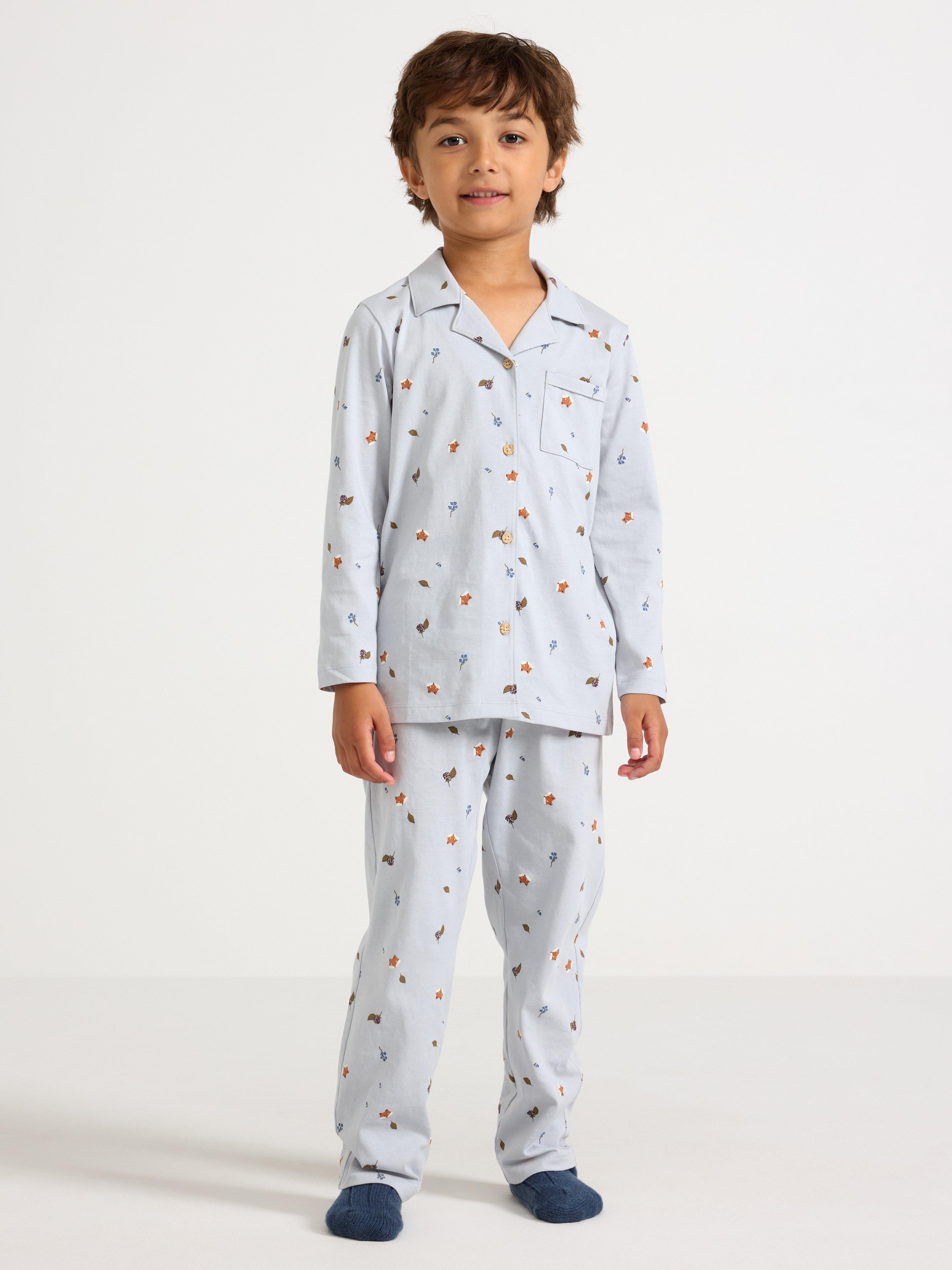 Pyjamasetti - Lapset - Sininen