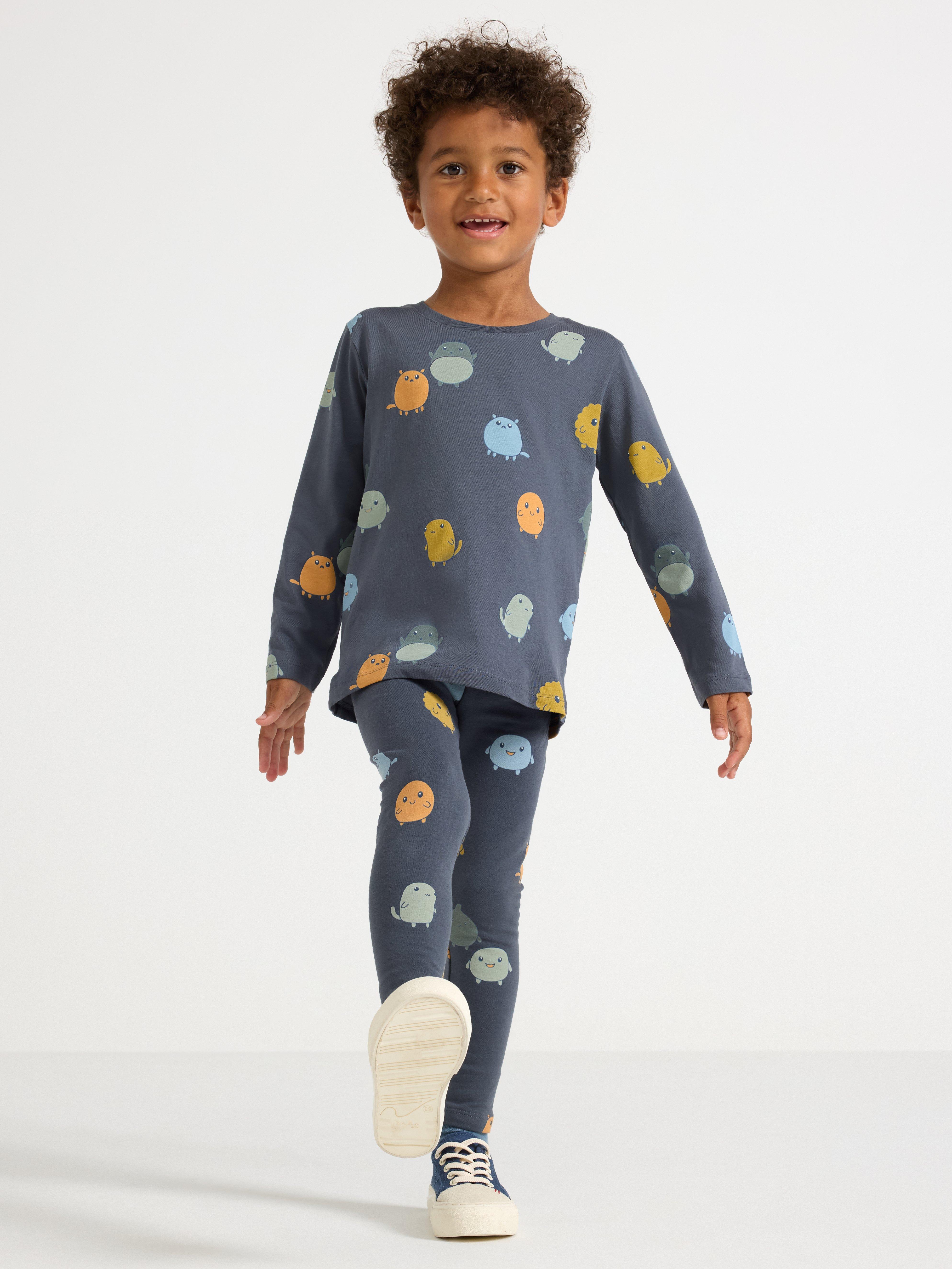 Leggings - Barn - Grå