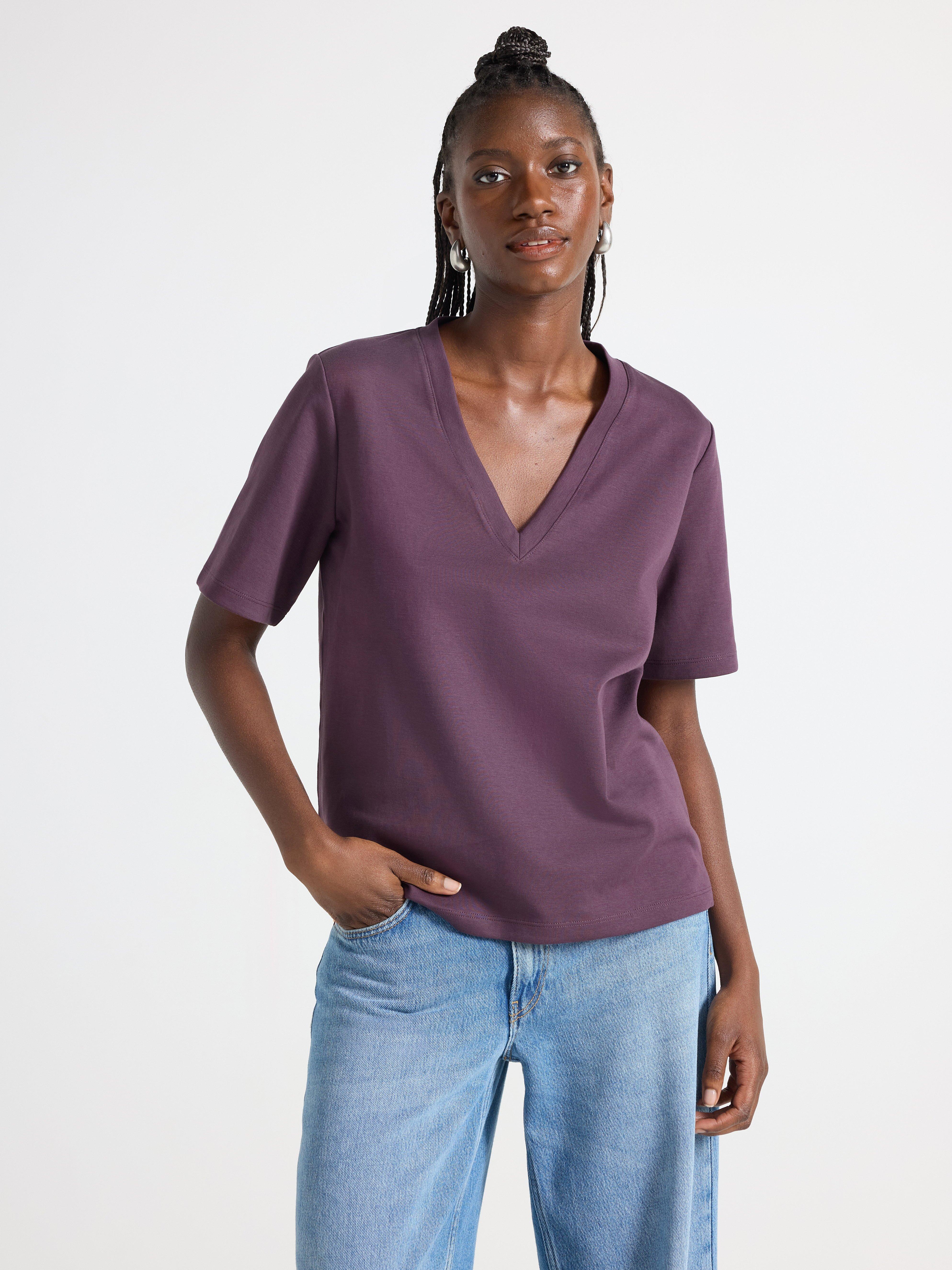 T-shirt - Dam - Lila