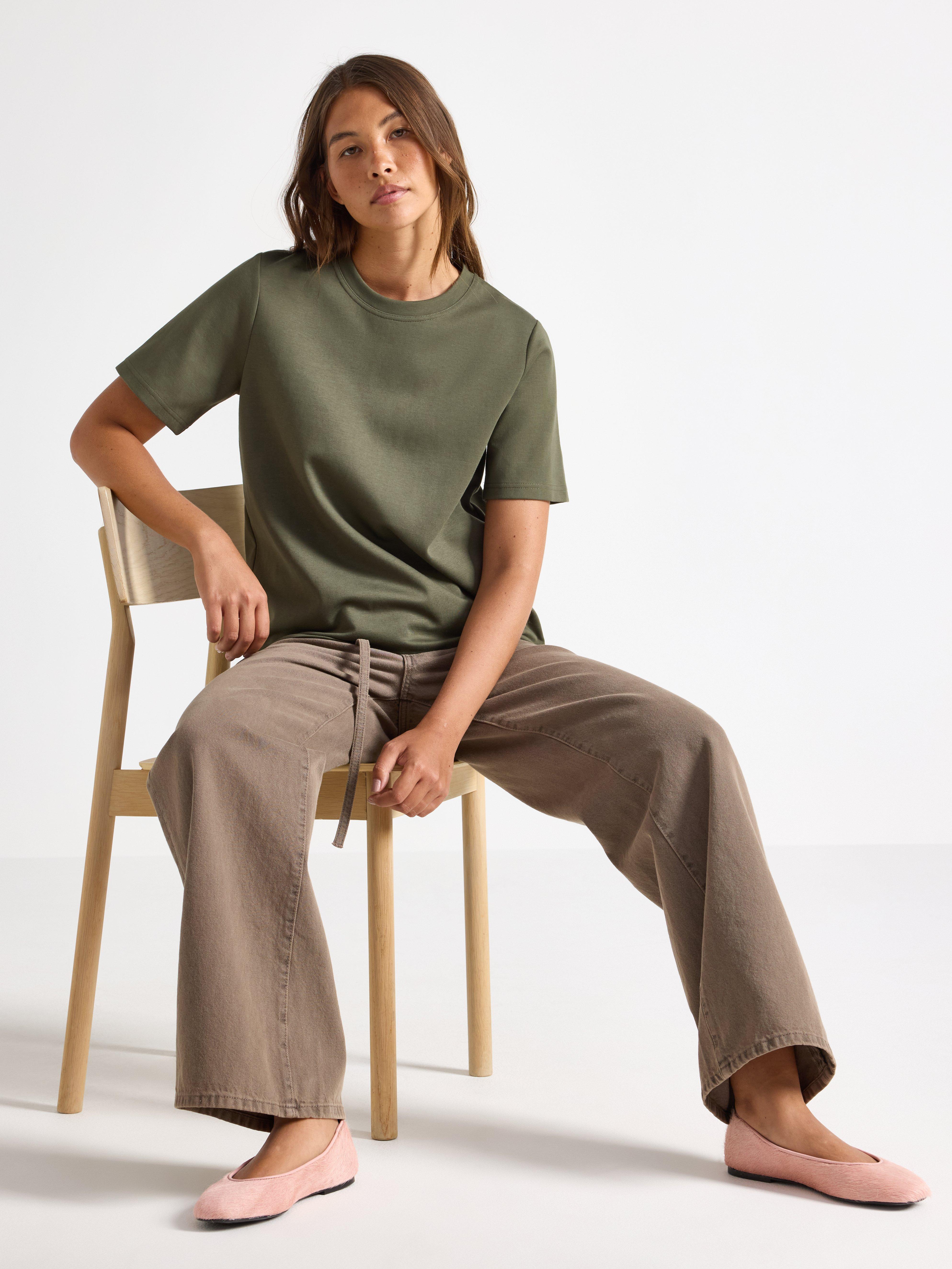 T-shirt - Dame - Grønn