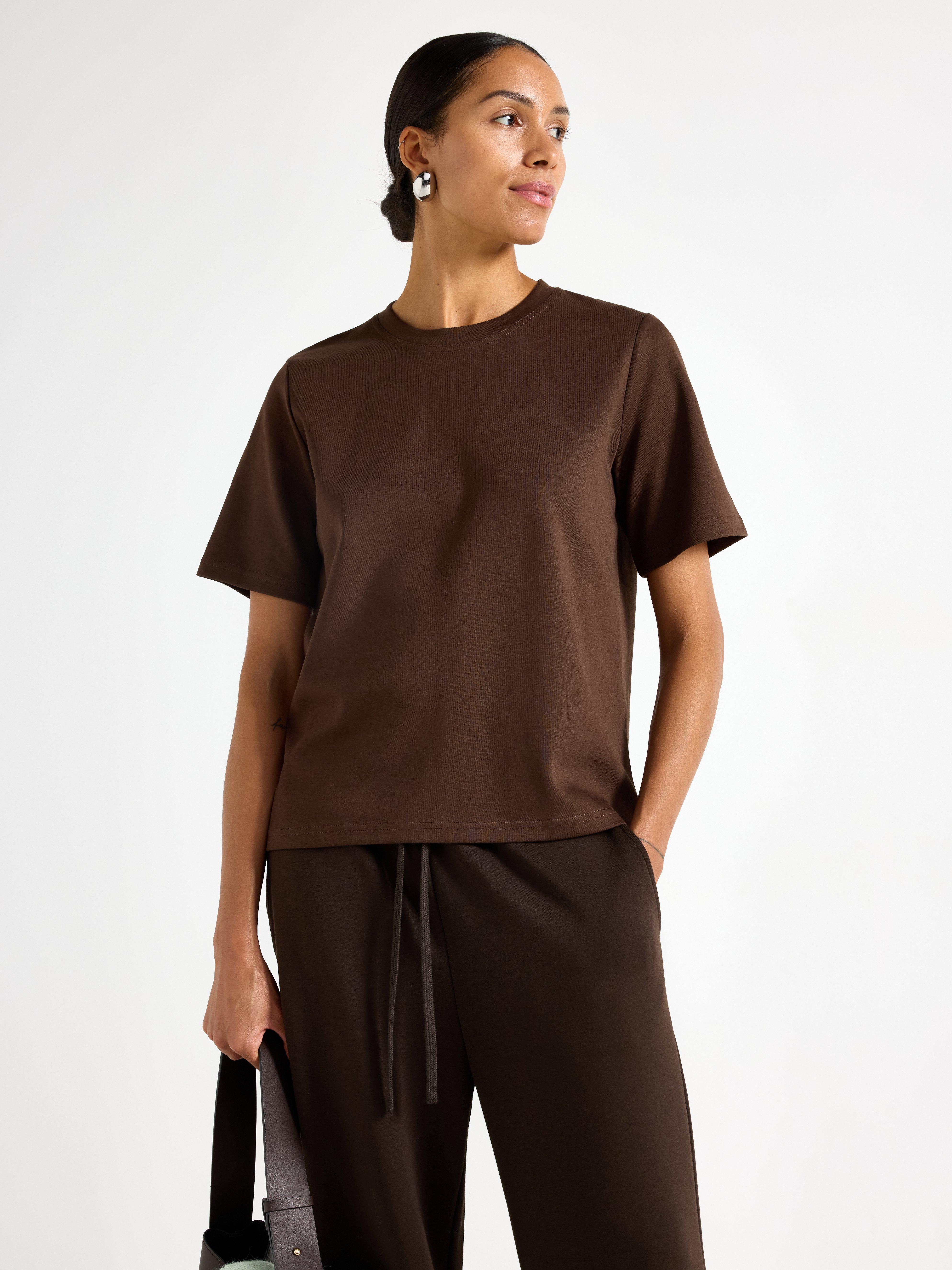 T-shirt - Womens Wear - Brown