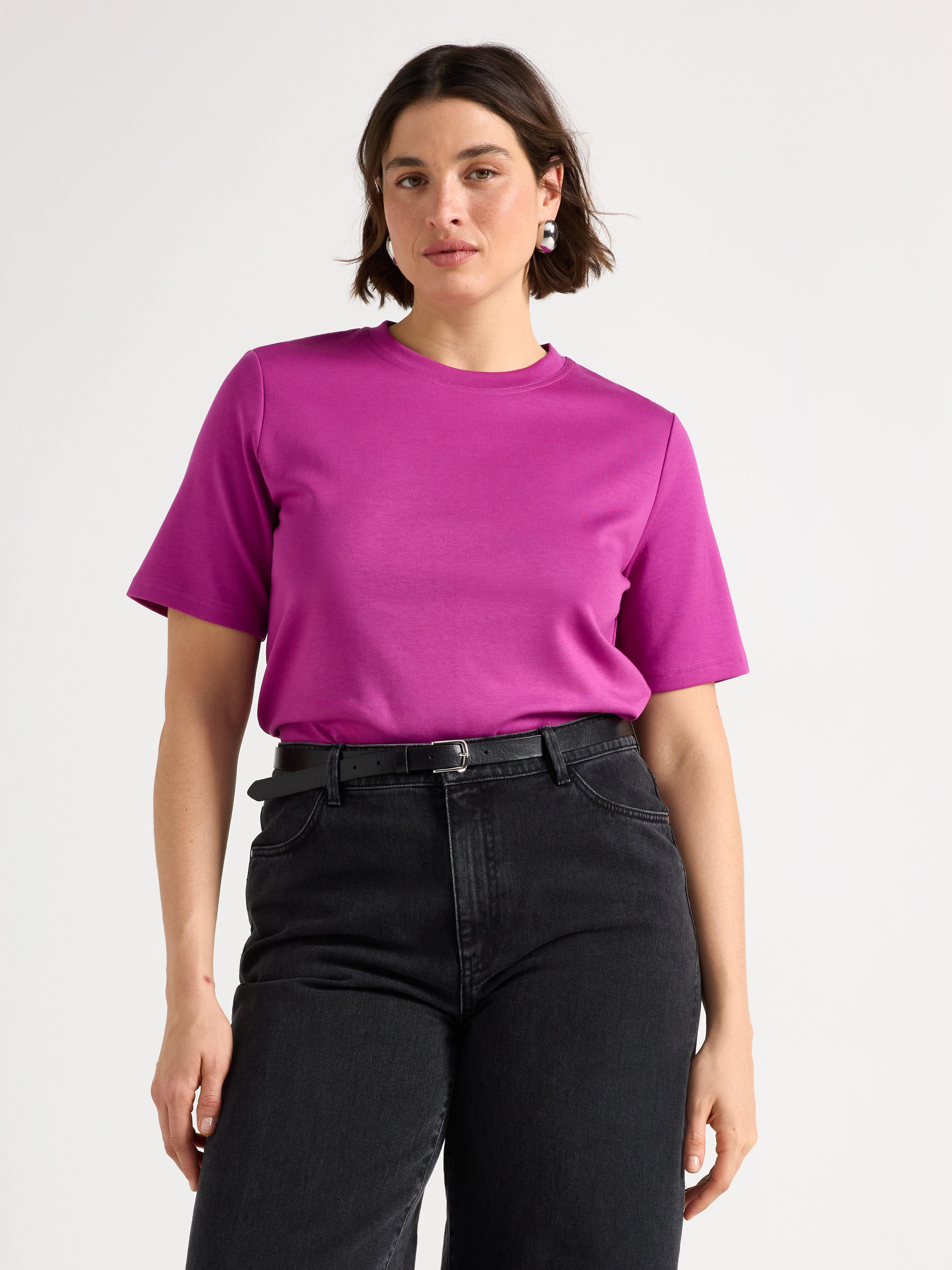 T-shirt - Dame - Lilla