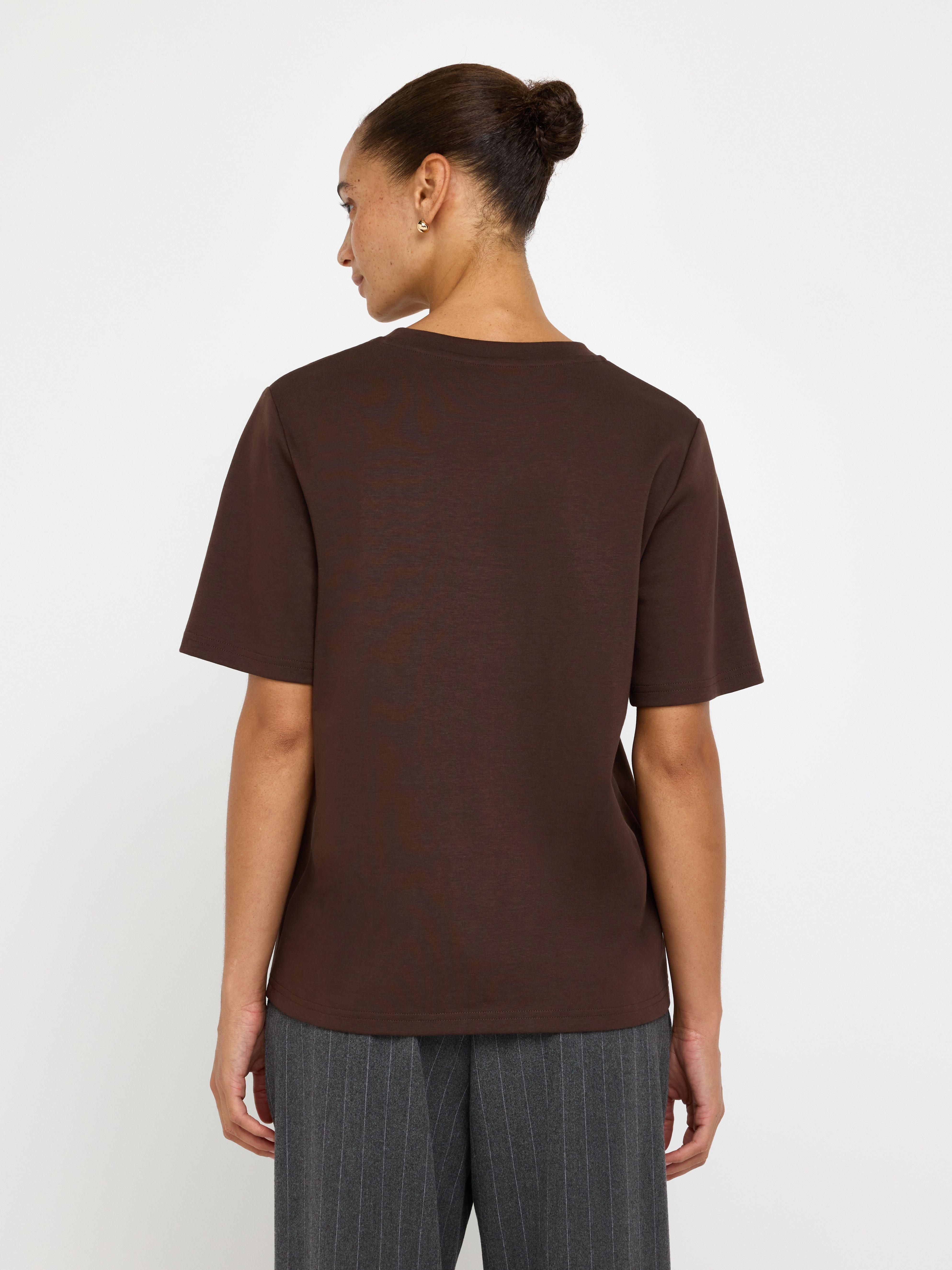 T-shirt - Womens Wear - Brown