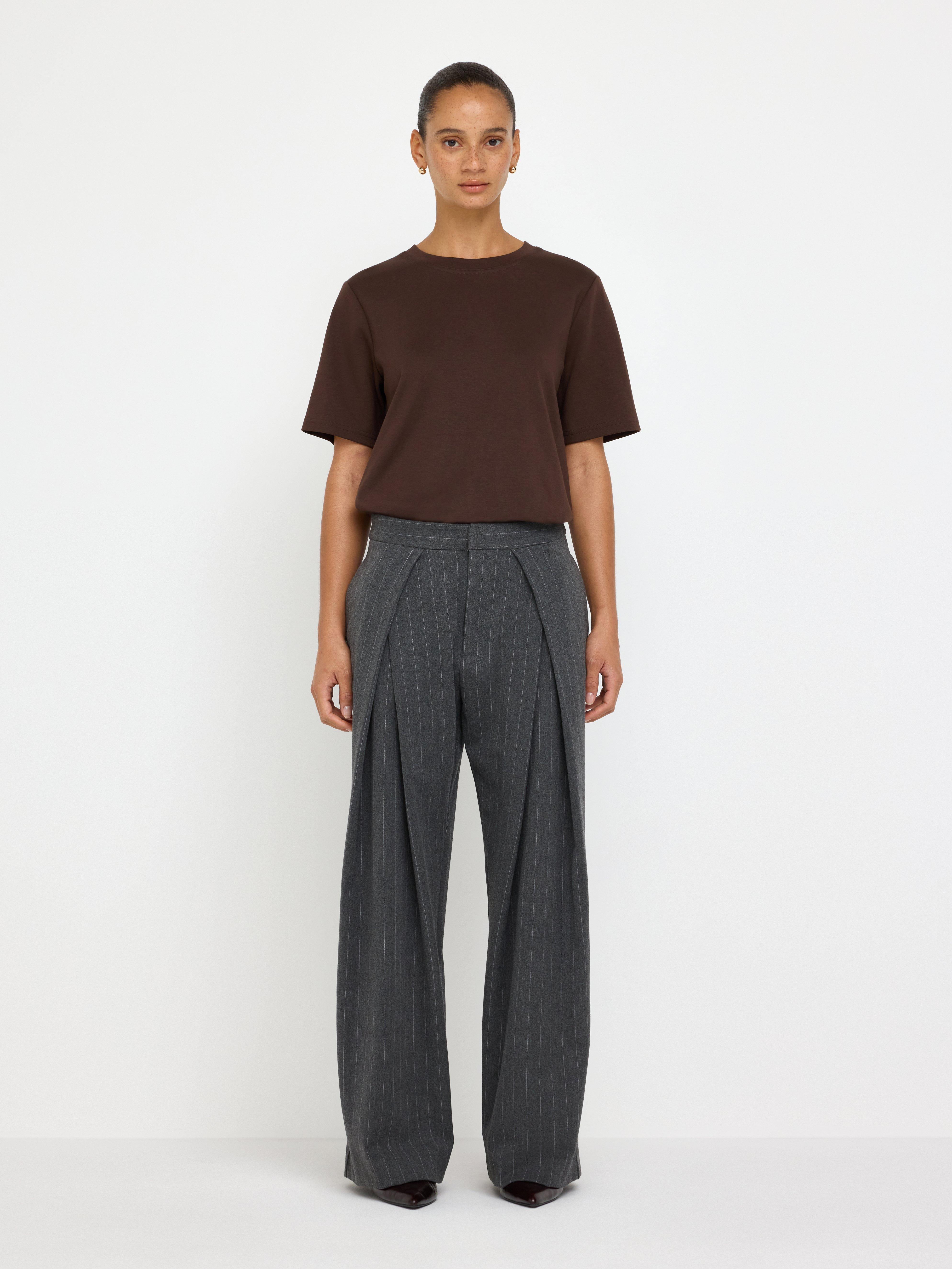 T-shirt - Womens Wear - Brown