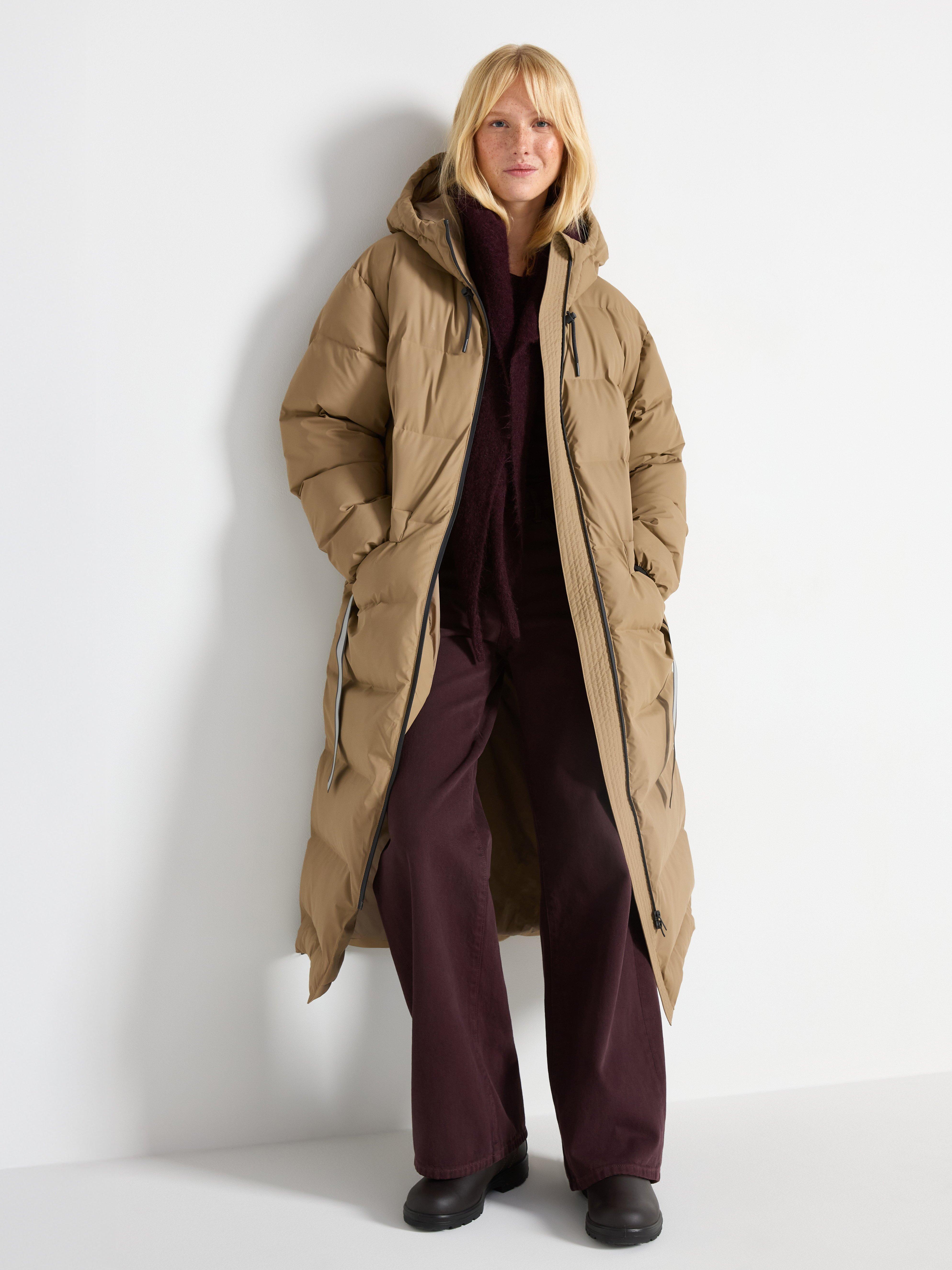 Vattert jakke - Dame - Khaki