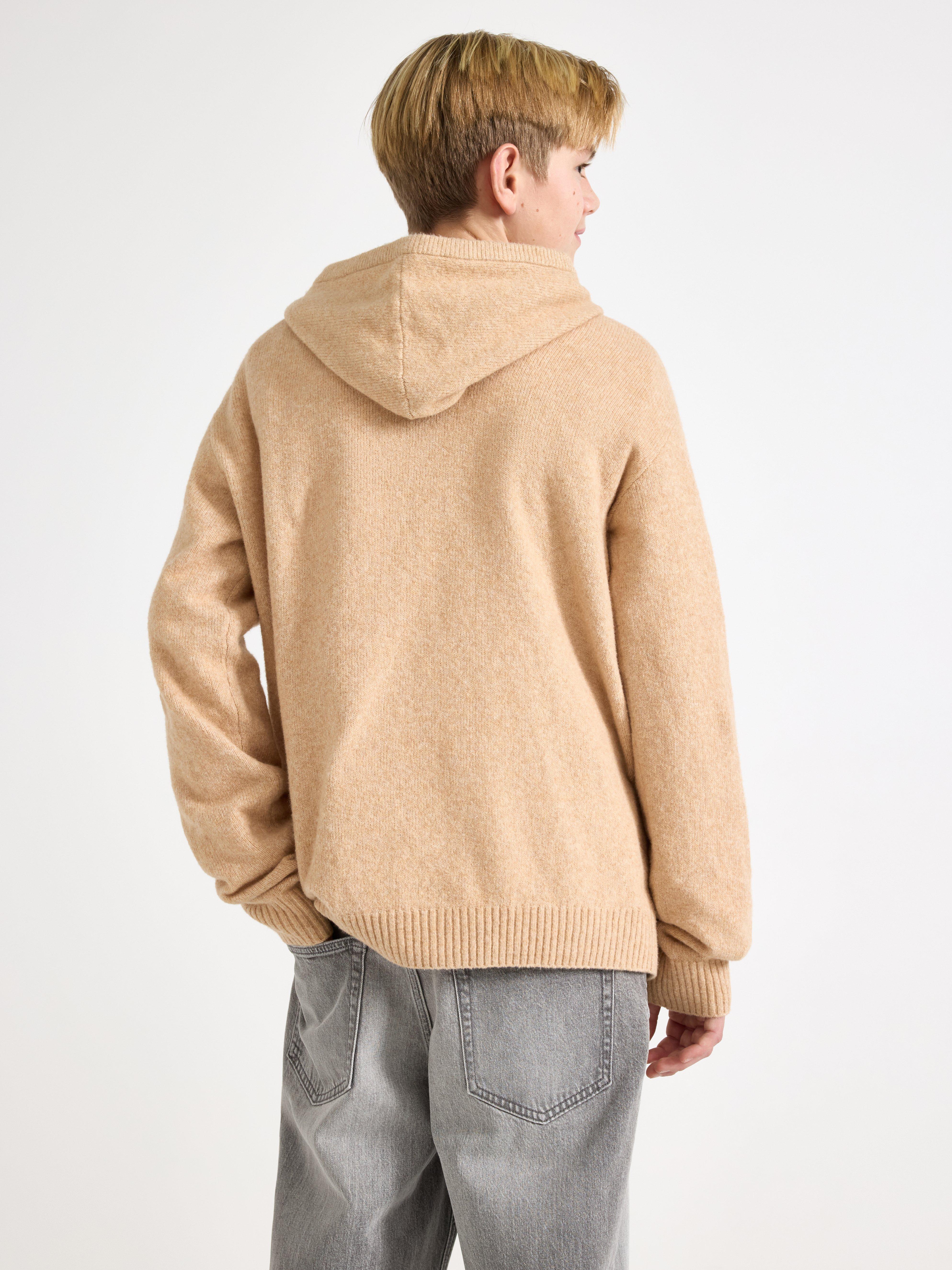 Huvtröja - Barn - Beige
