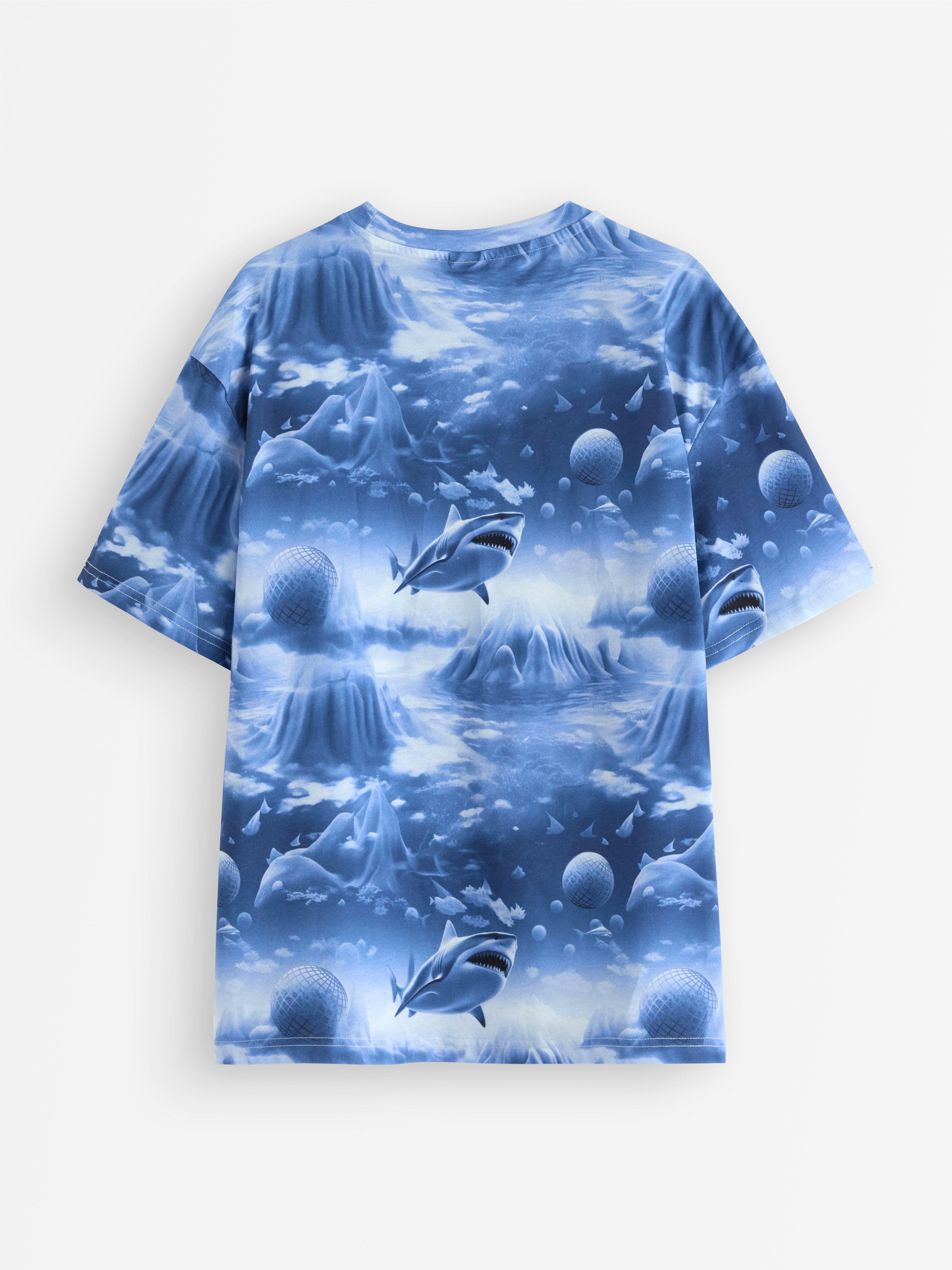 T-shirt - Barn - Blå