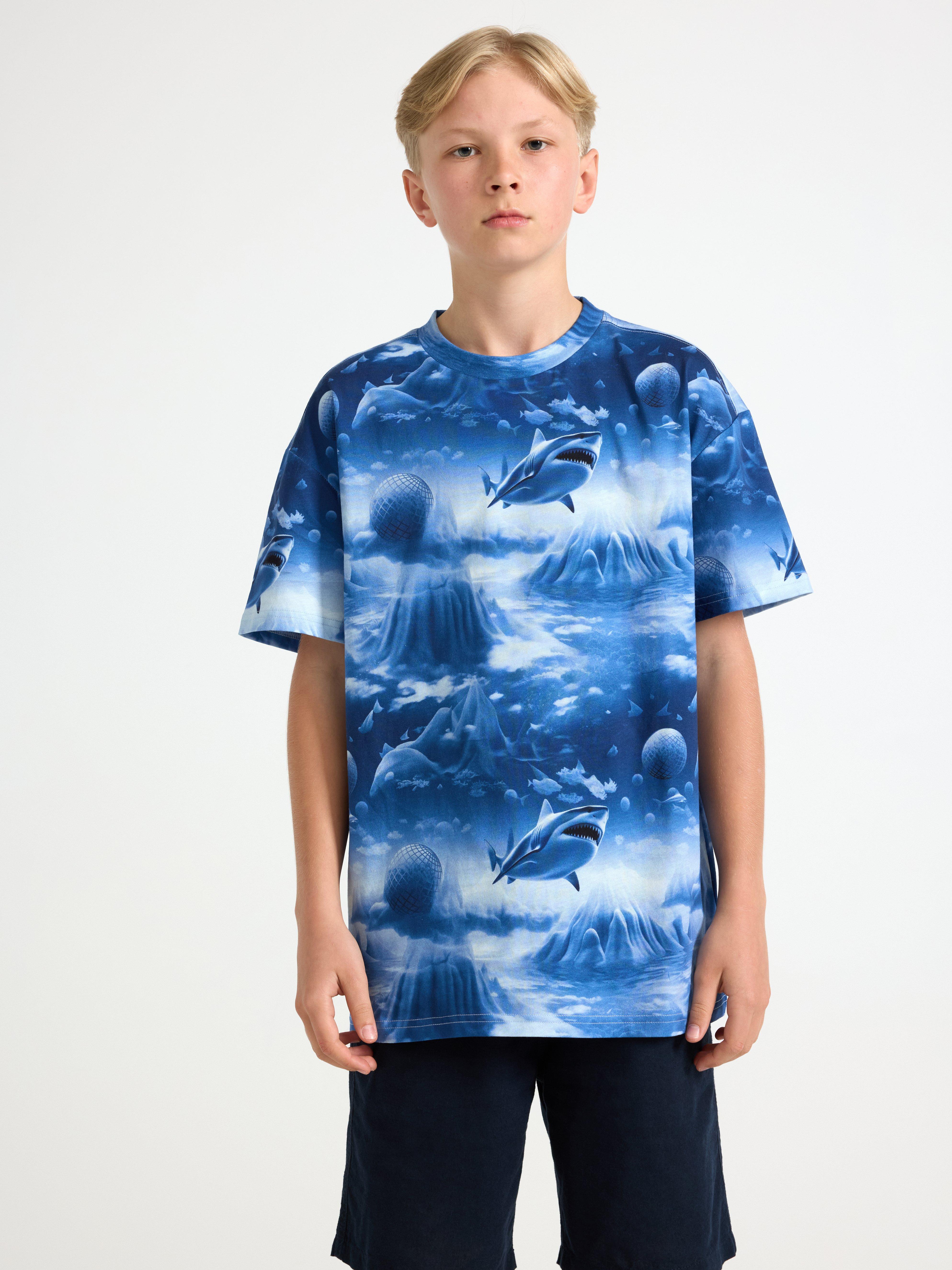 T-shirt - Barn - Blå