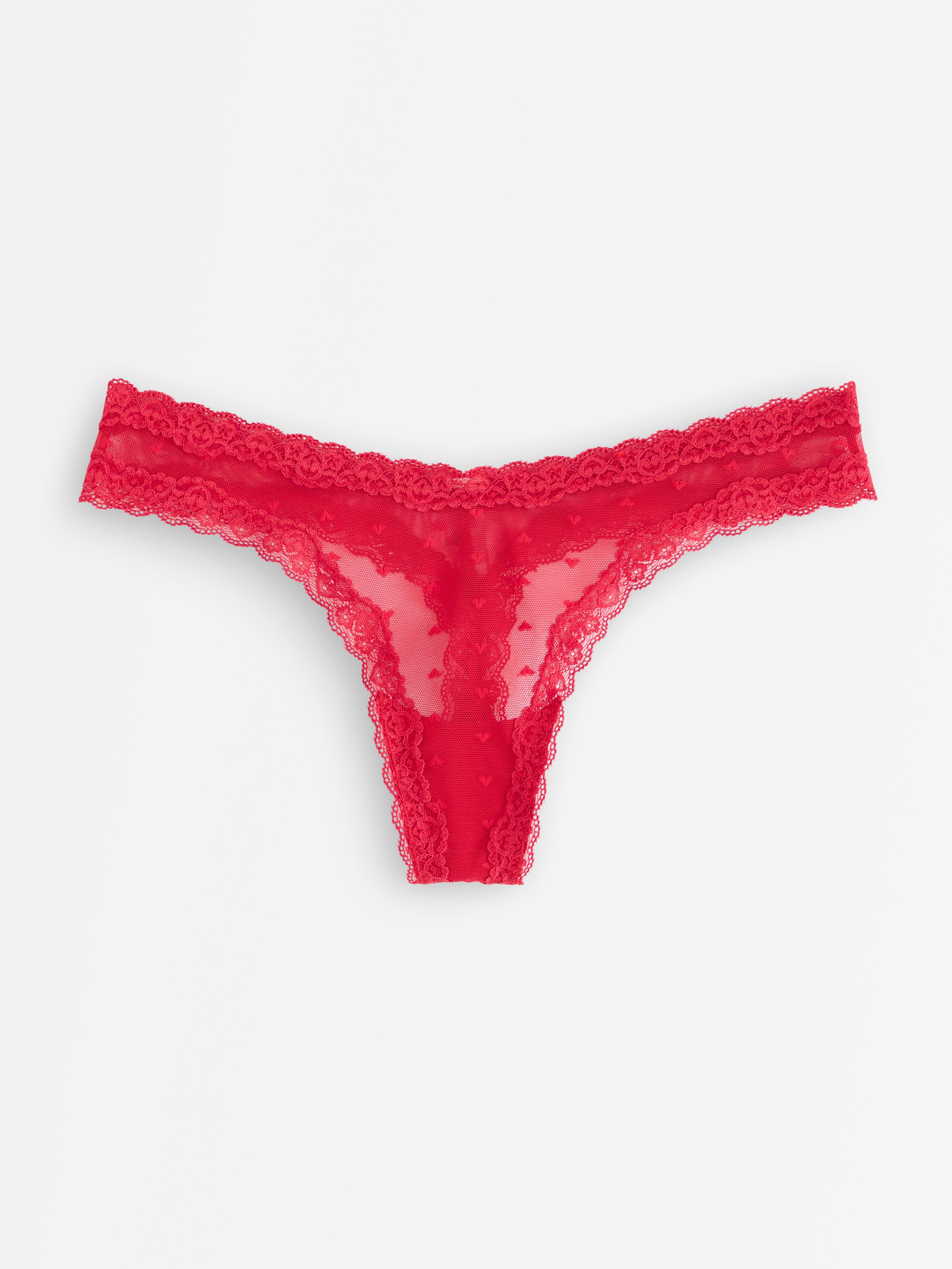 Thong Low - Lingerie - Red