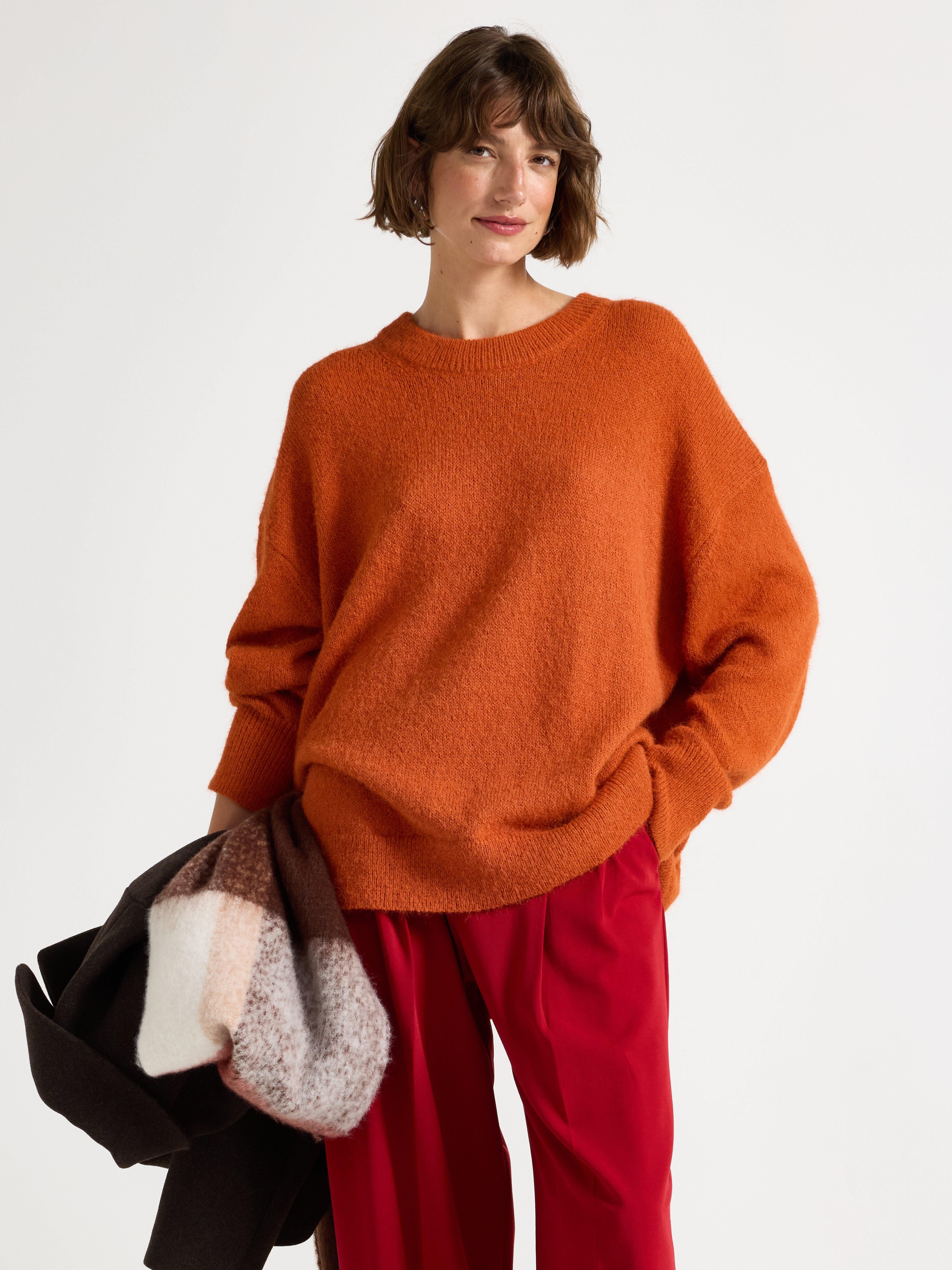 Sweater - Dame - Orange