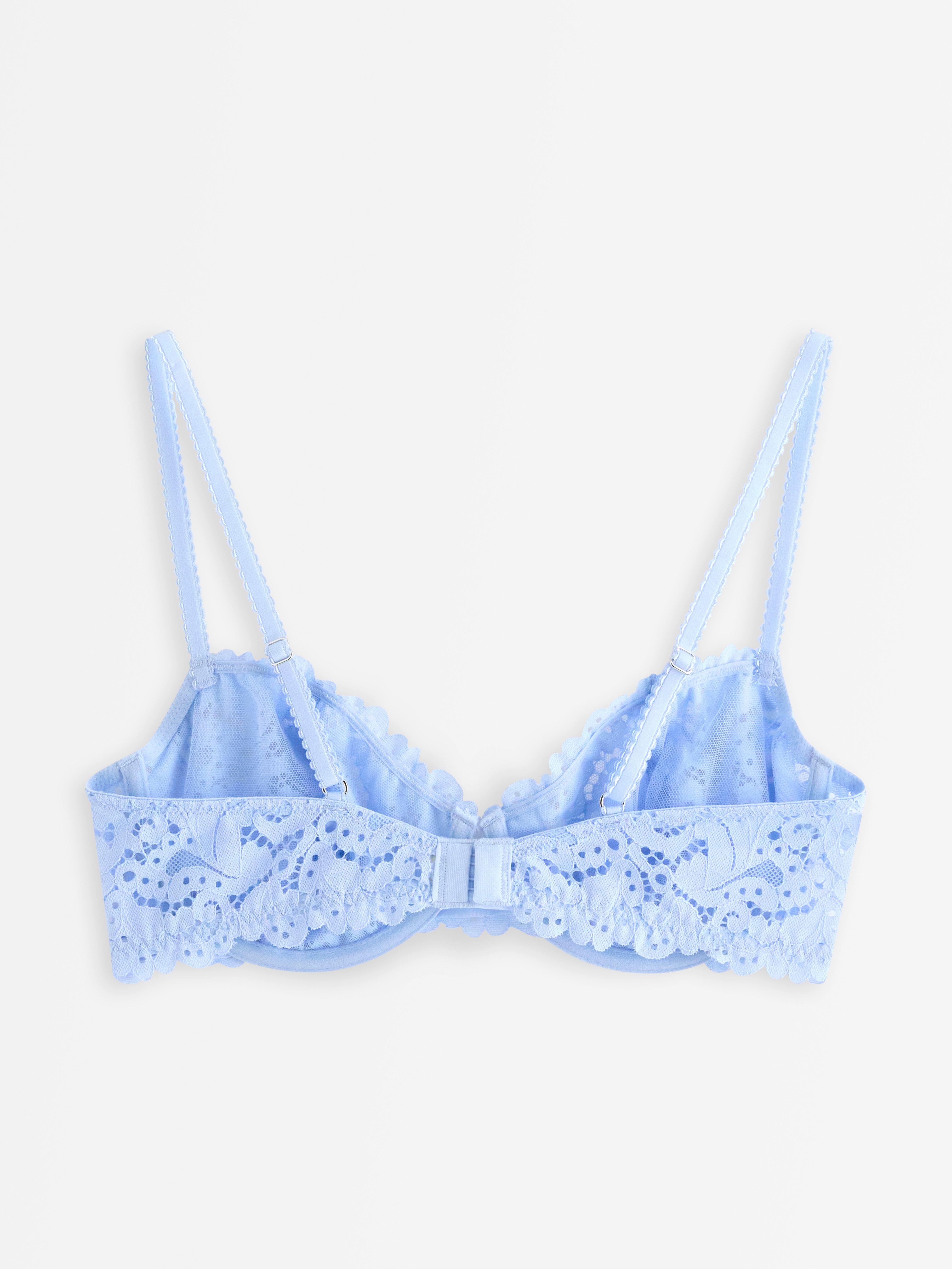 Unpadded Bra - Lingerie - Blue