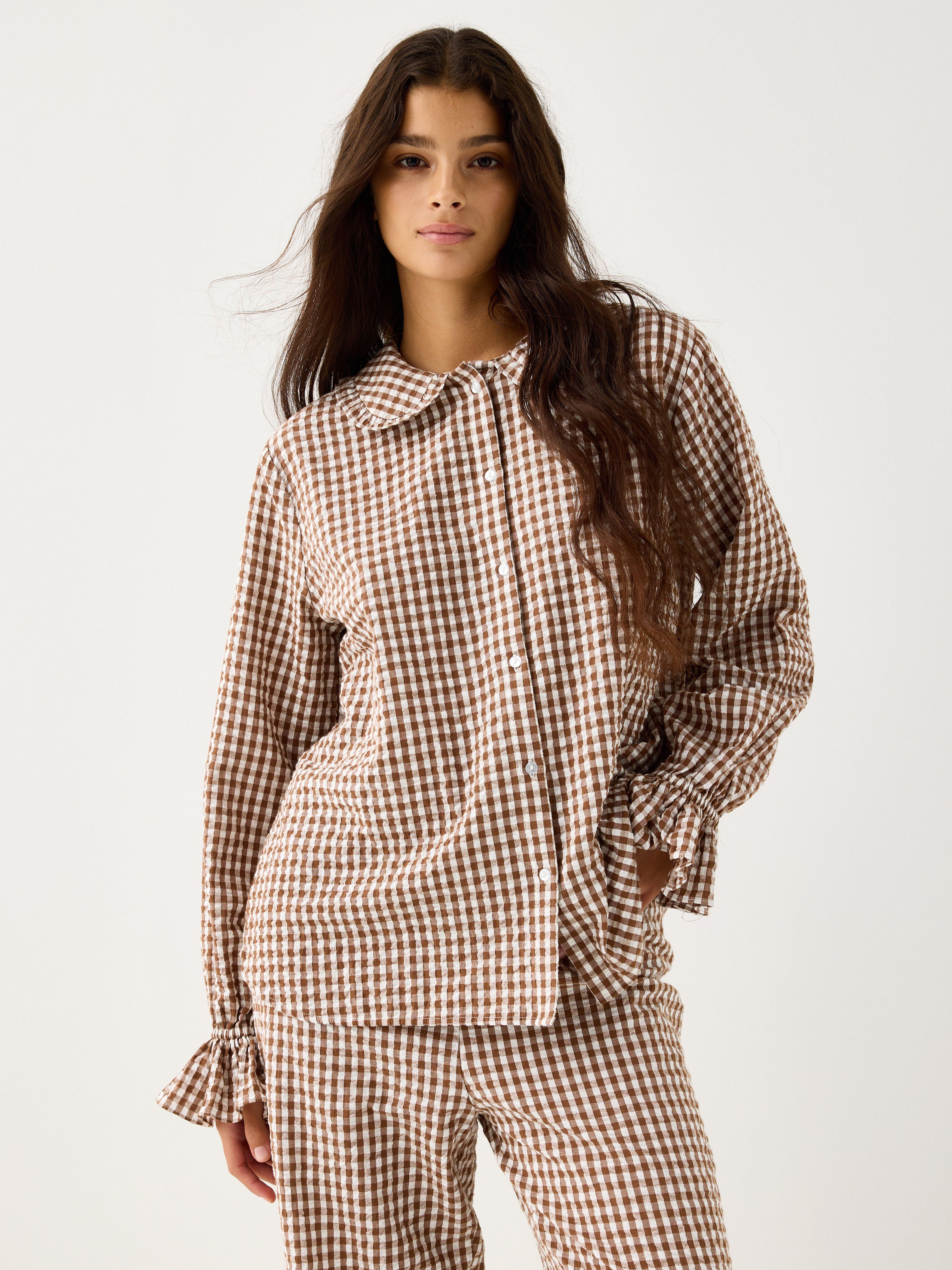 Pyjama Shirt - Lingerie - Brown