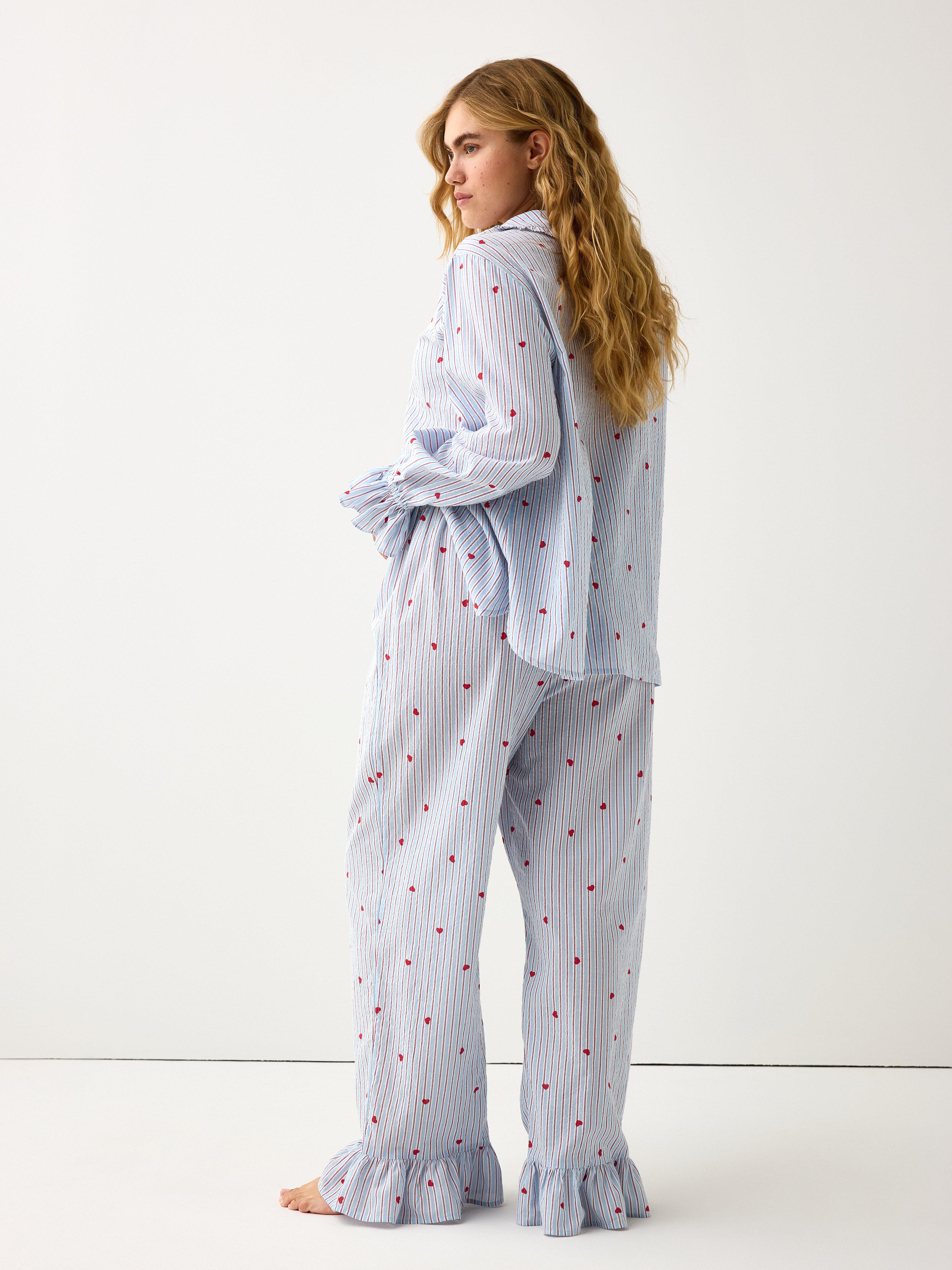 Pyjamahousut - Alusvaatteet - Sininen