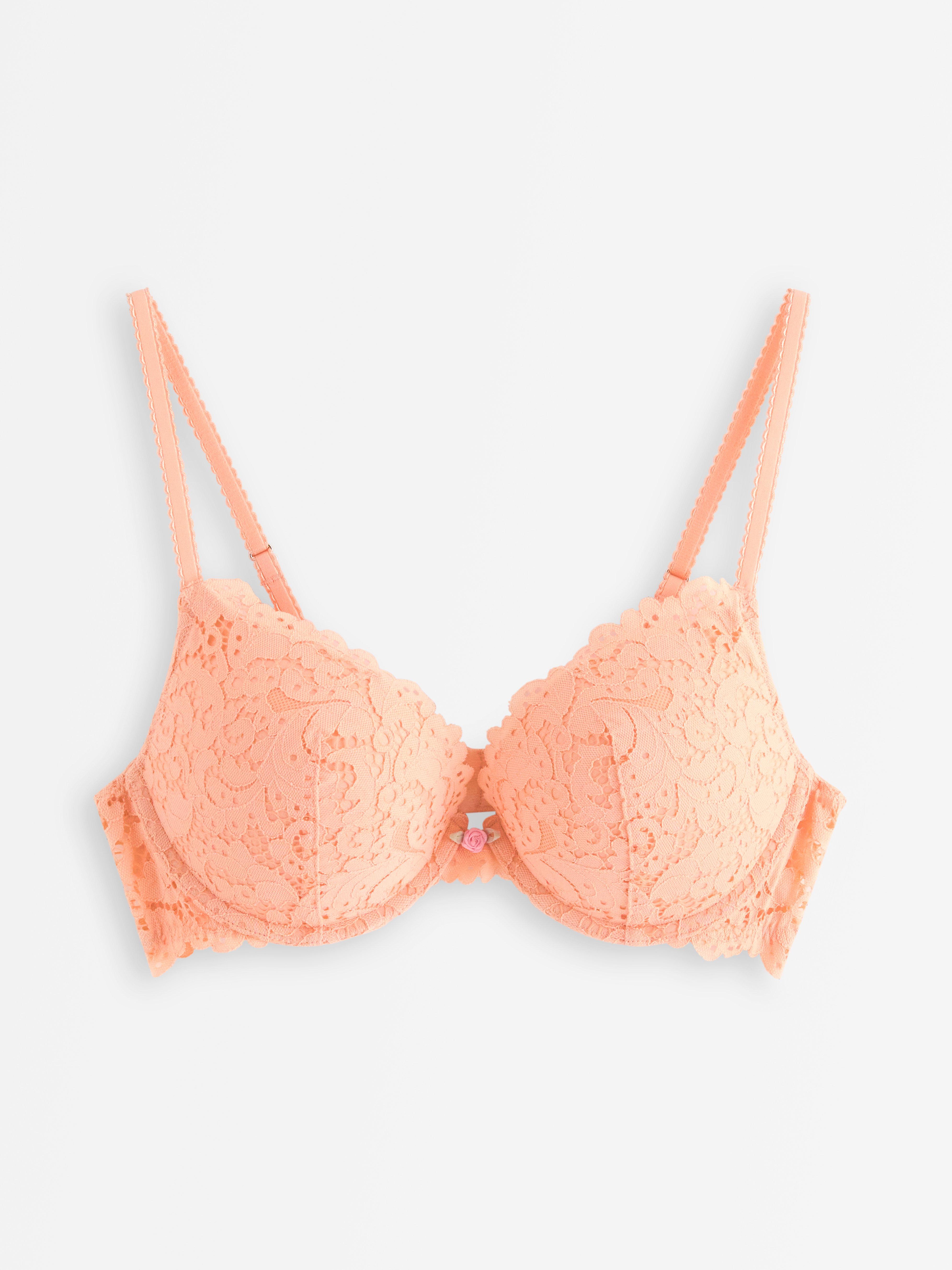 Push Up Bra - Lingerie - Coral