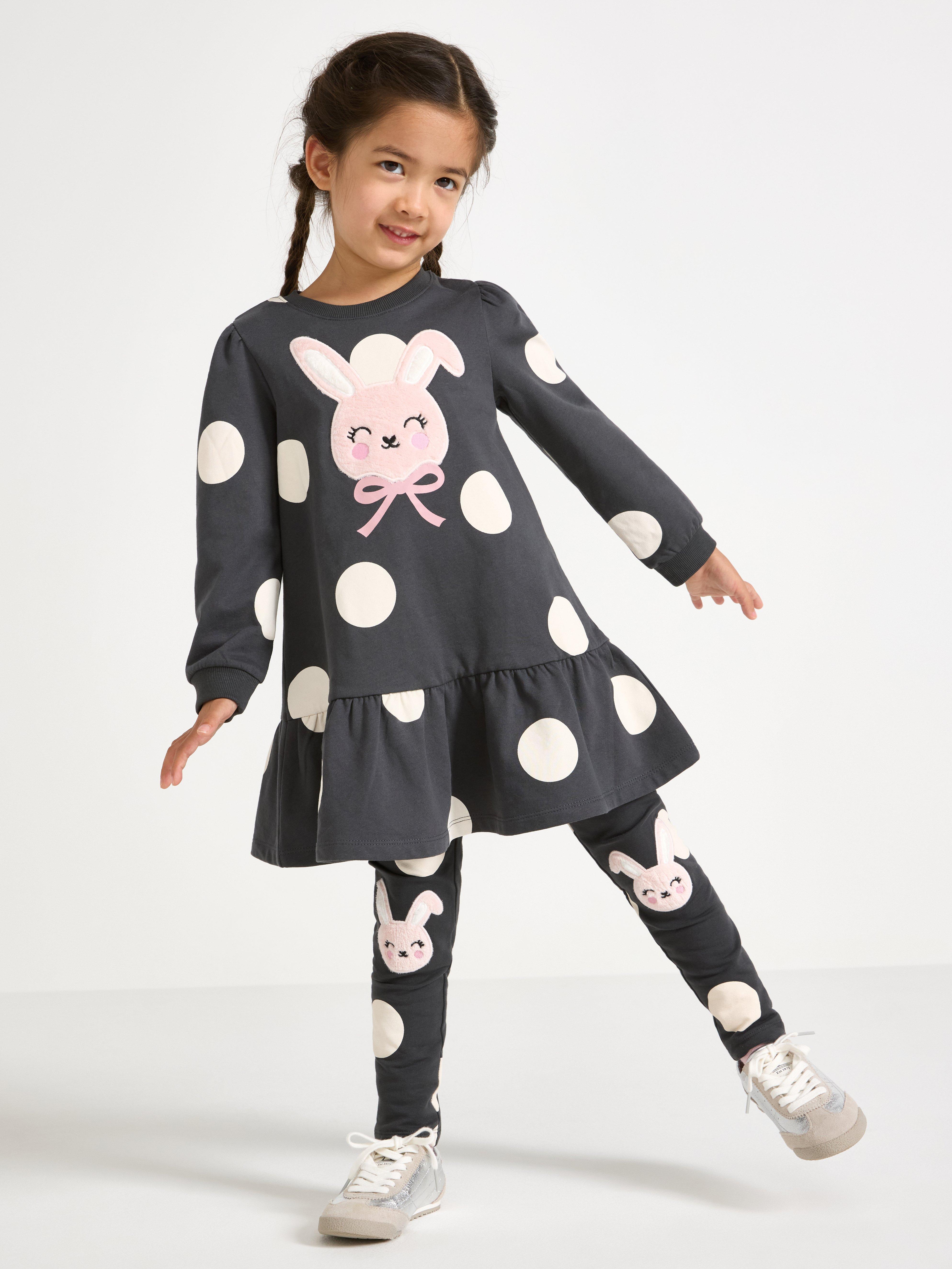 Leggings - Barn - Grå