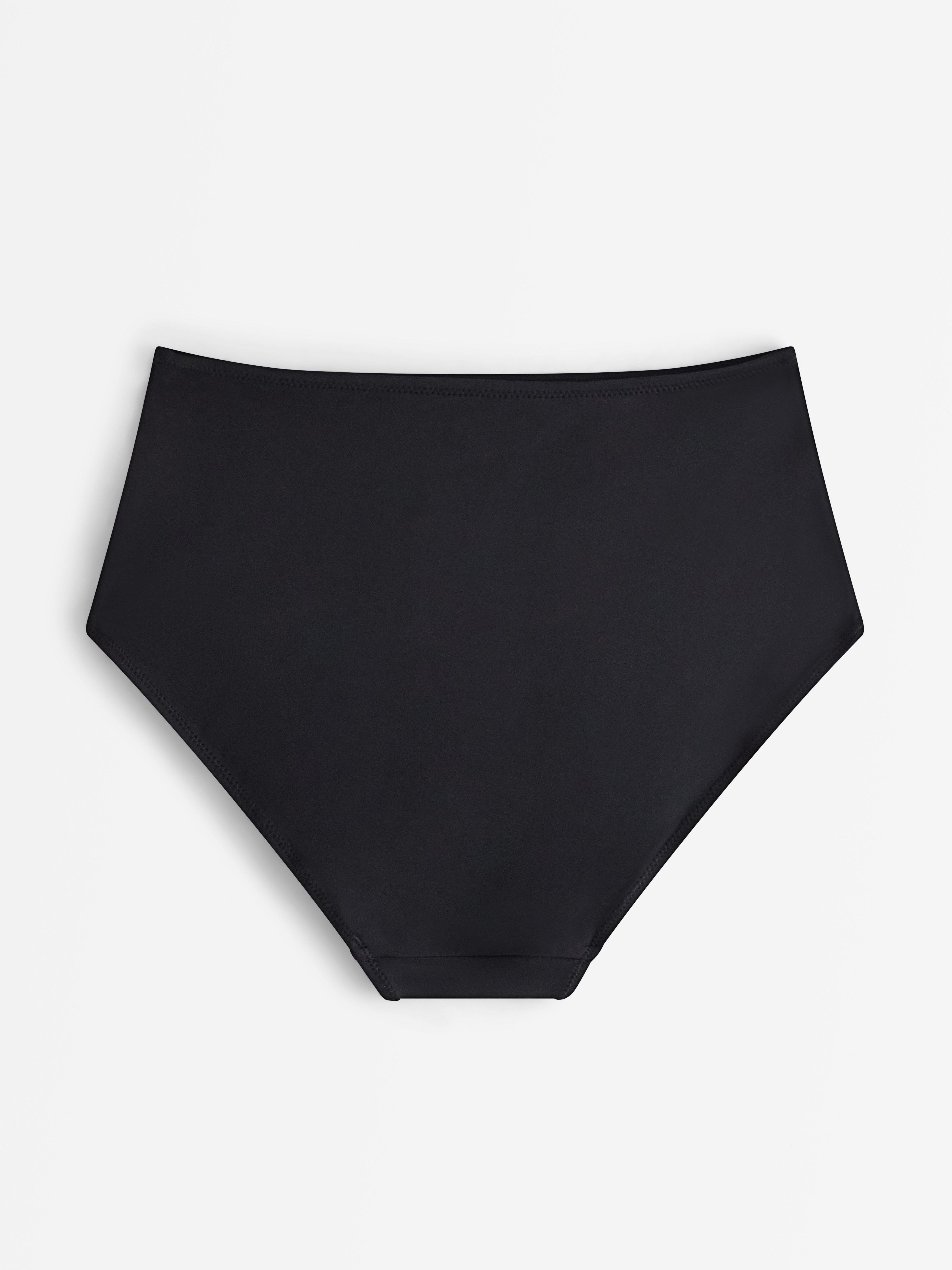 Bikini med høyt liv - Undertøy - Svart