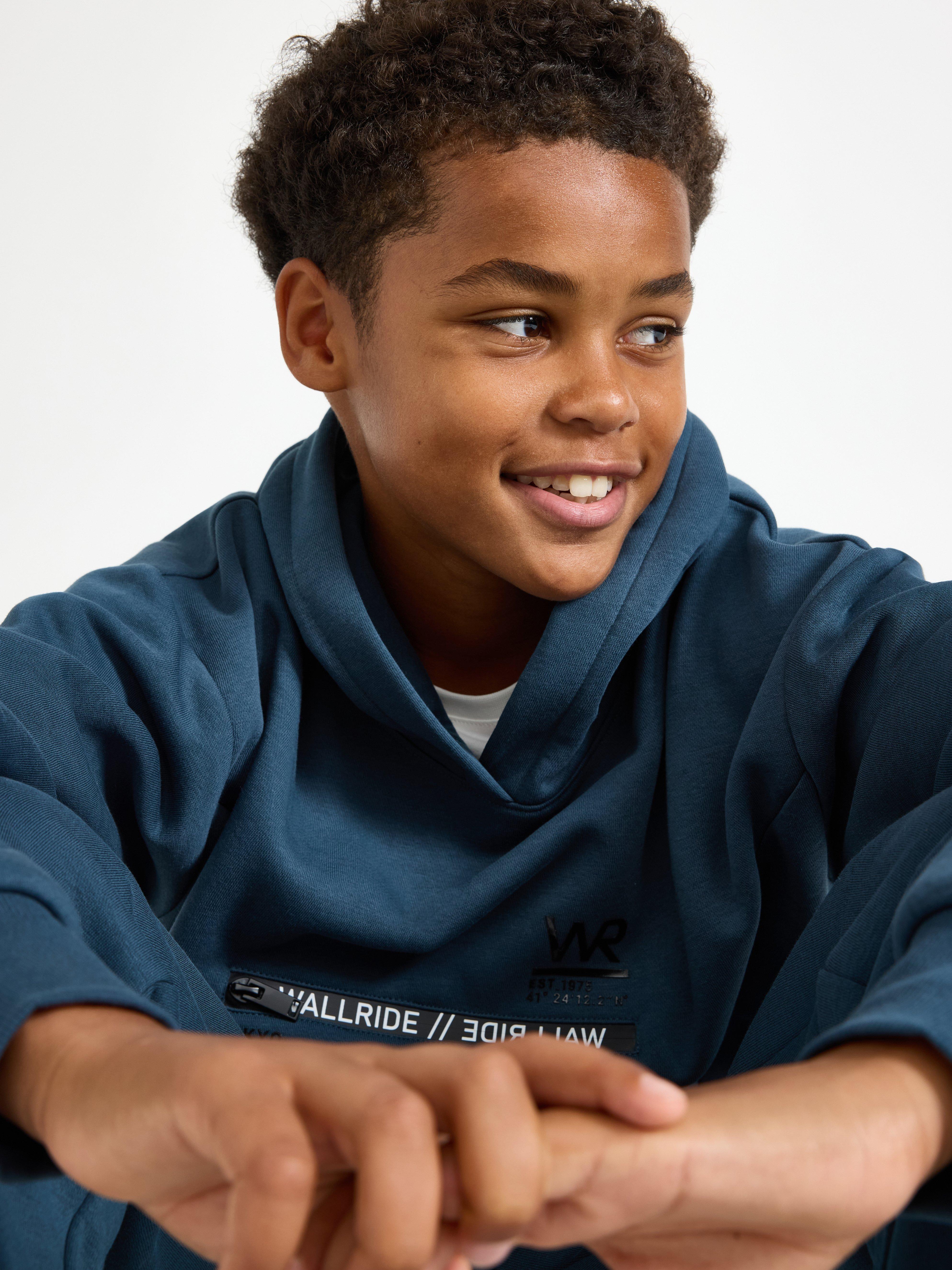 Hooded Sweatshirt - Kids Wear - Turquoise