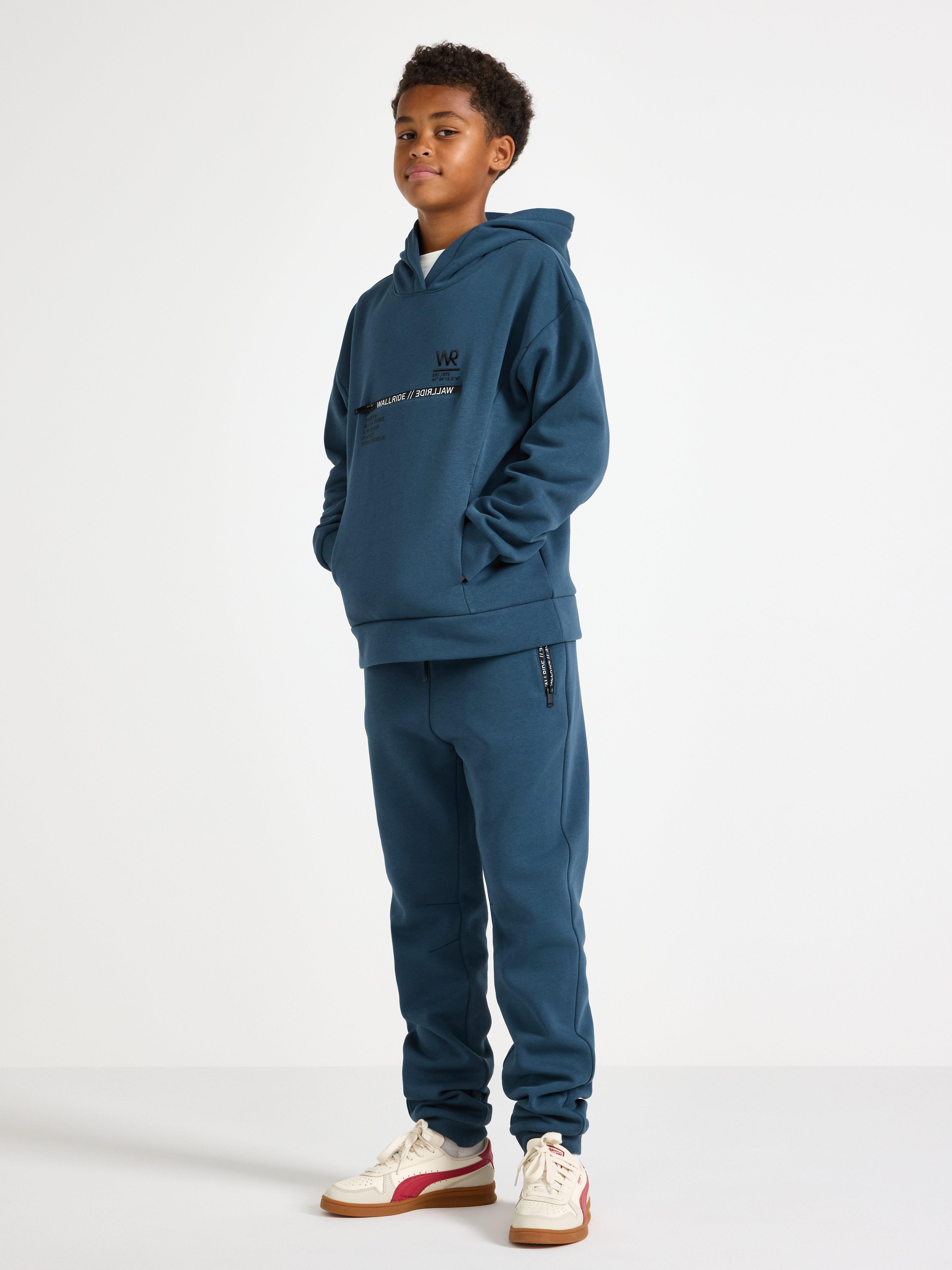 Hooded Sweatshirt - Kids Wear - Turquoise