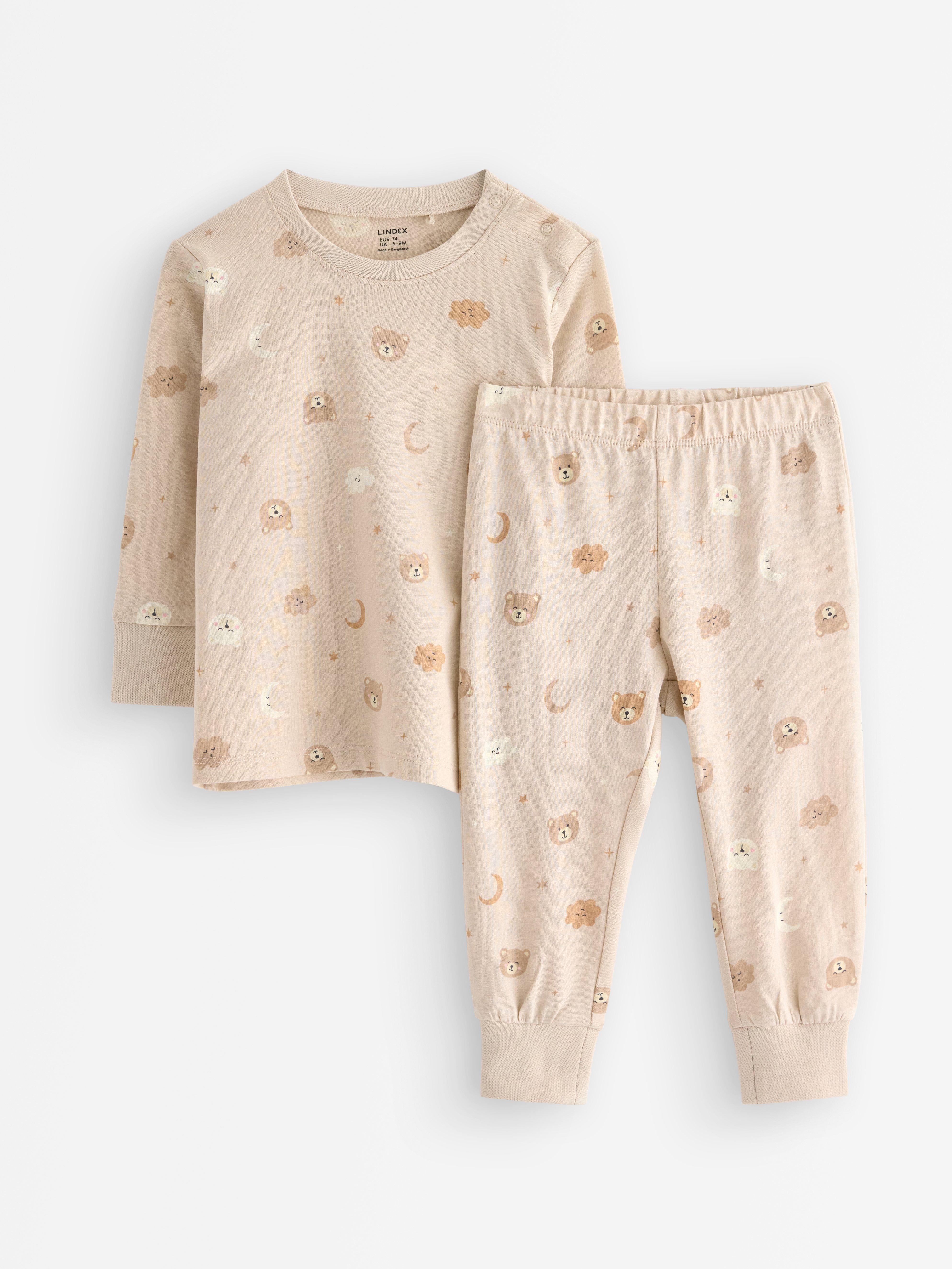 Pyjamas-sæt - Børn - Beige