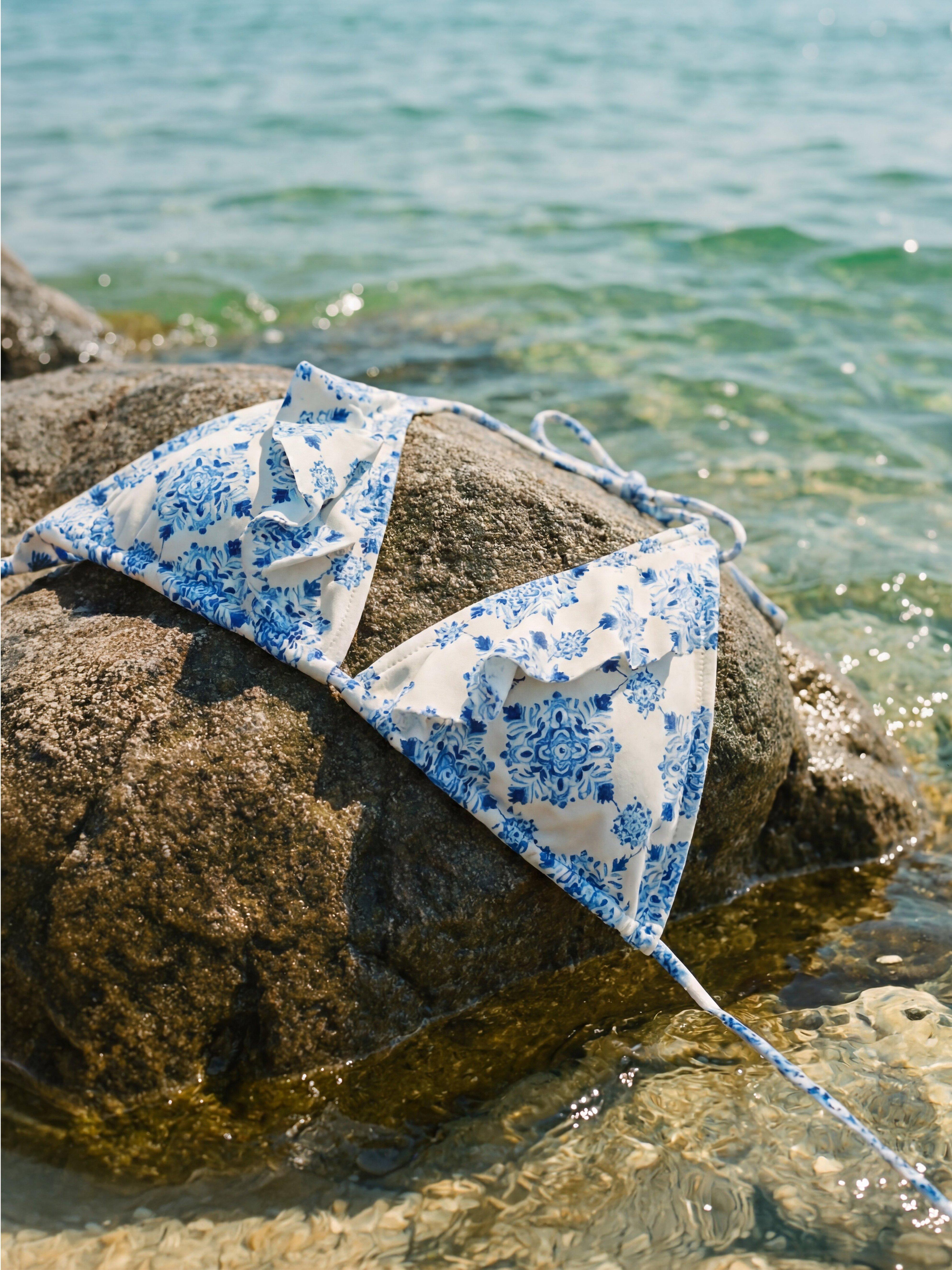 Triangle Bra - Lingerie - Blue