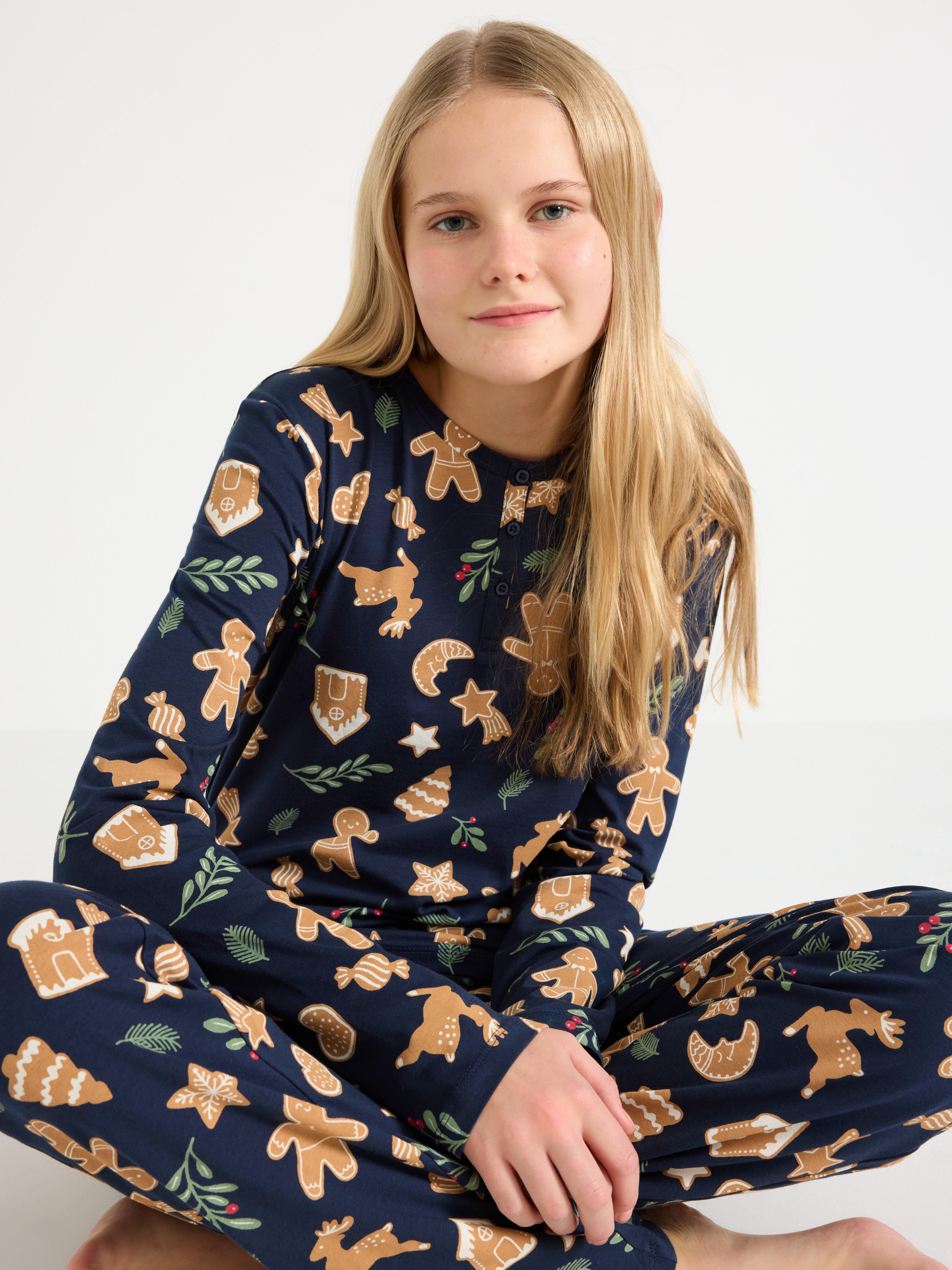 Pyjamasetti - Lapset - Sininen