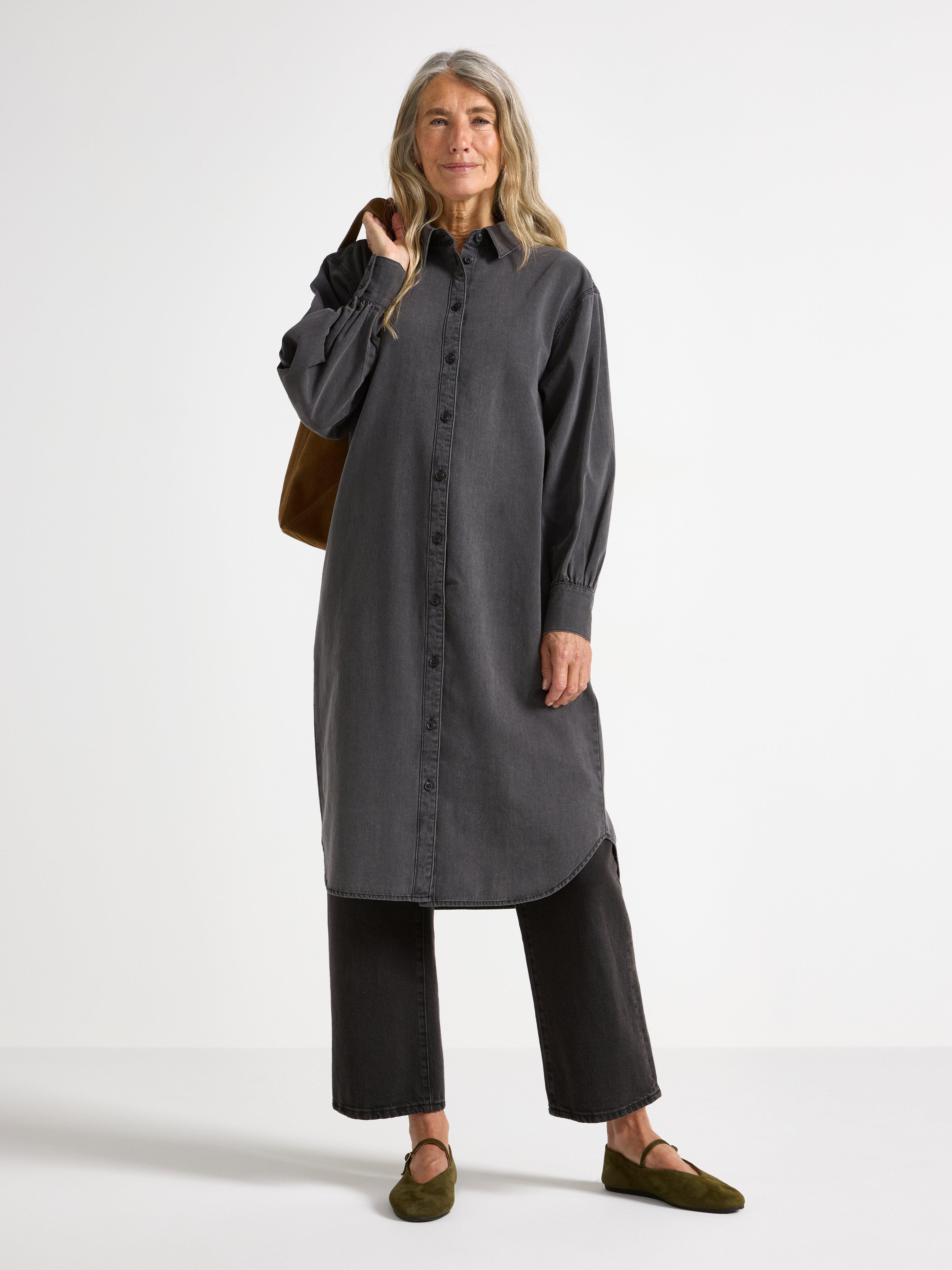 Shirt dress - Womens Wear - Black