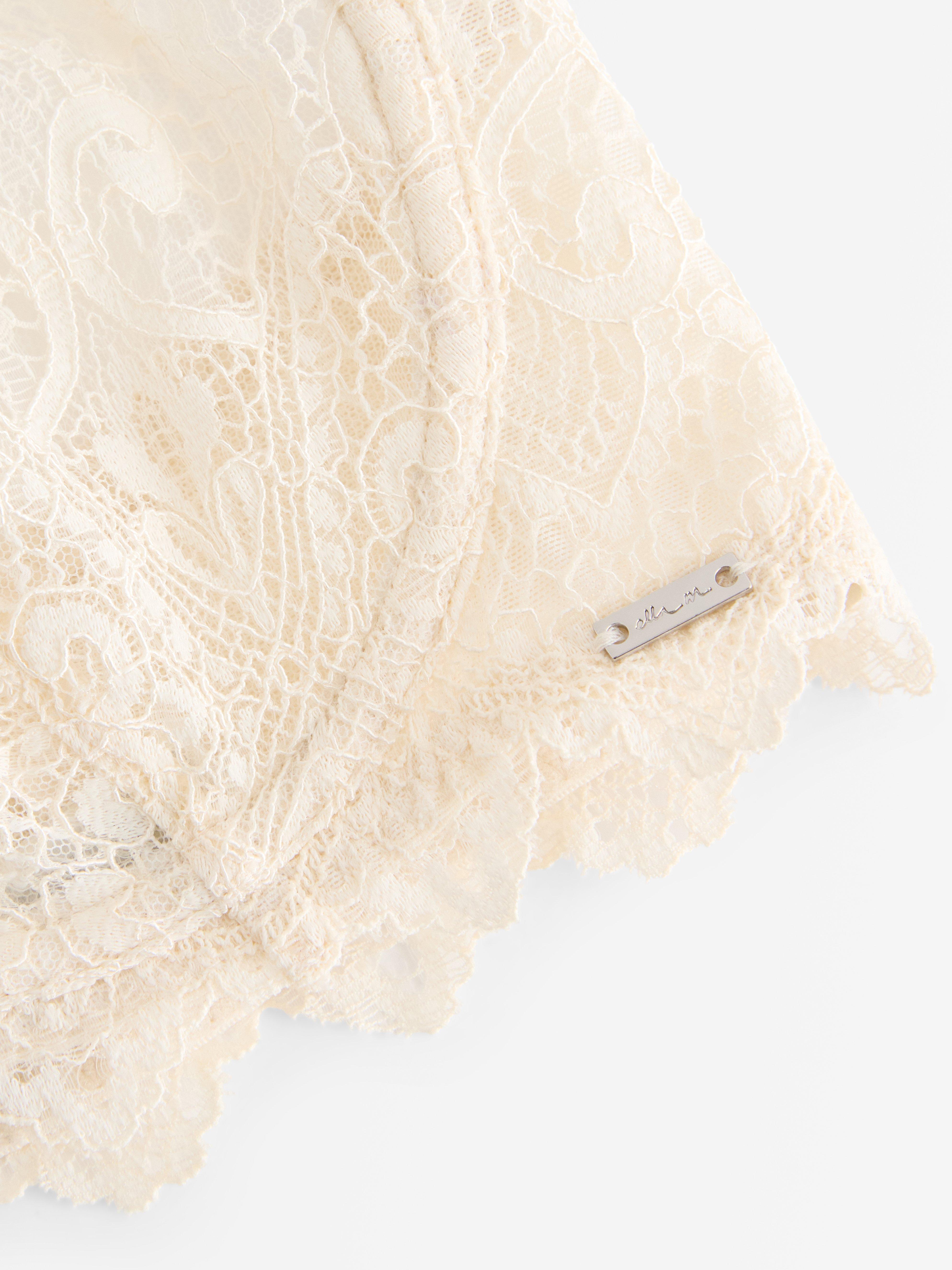 Unpadded Bra - Lingerie - White