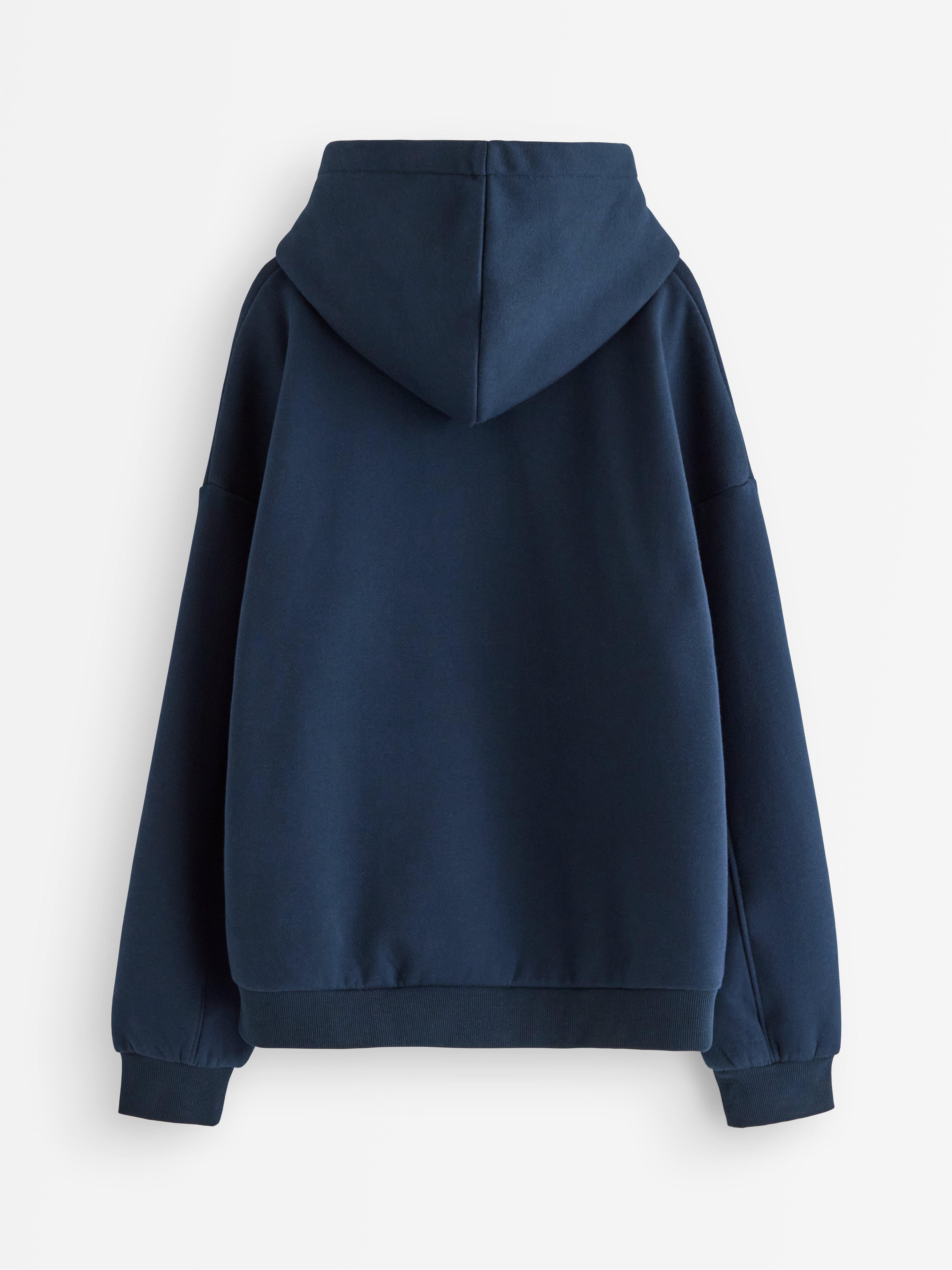 Sweatshirt med hætte - Børn - Blå