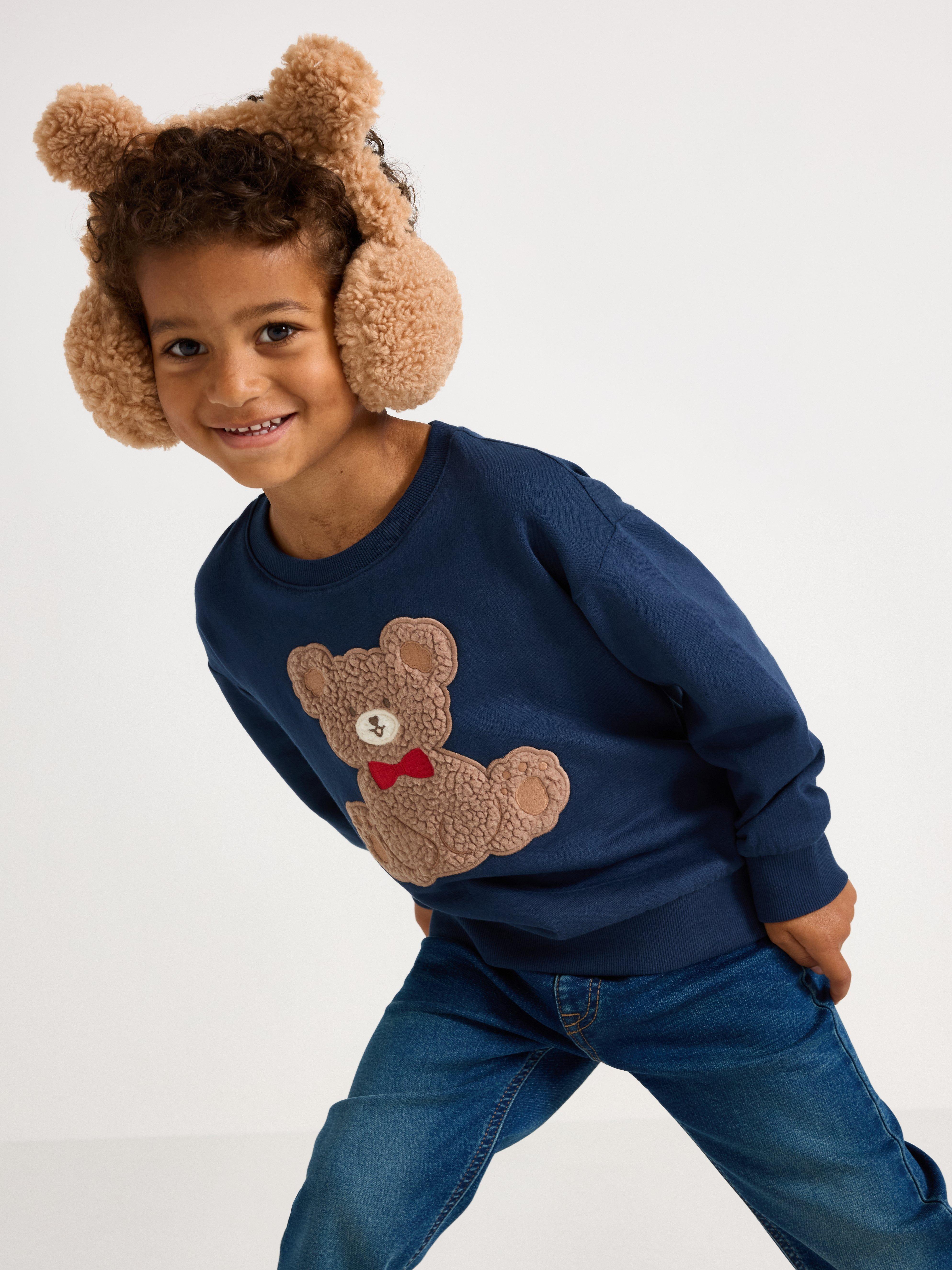 Sweatshirt - Barn - Blå