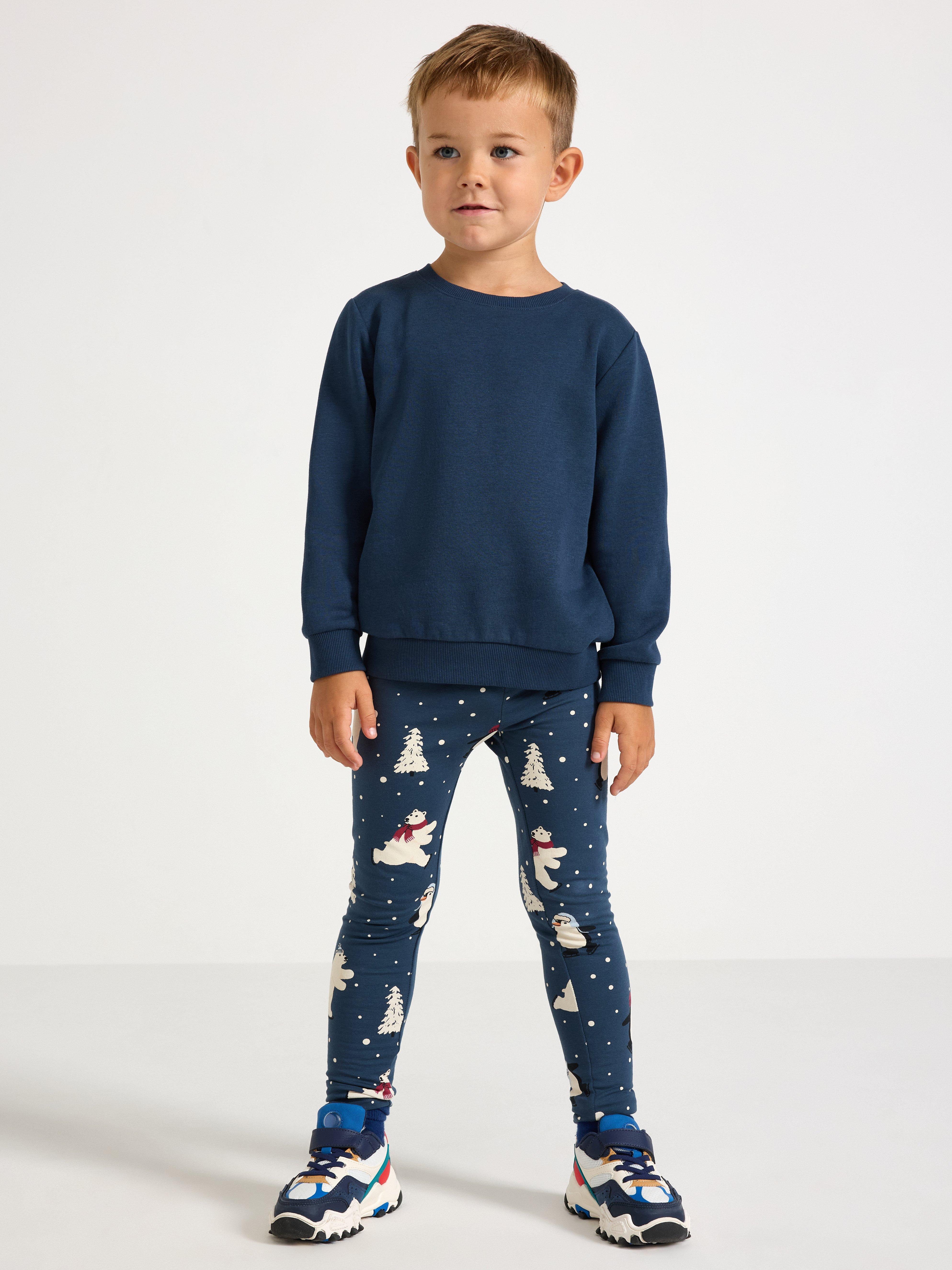 Leggings - Børn - Blå