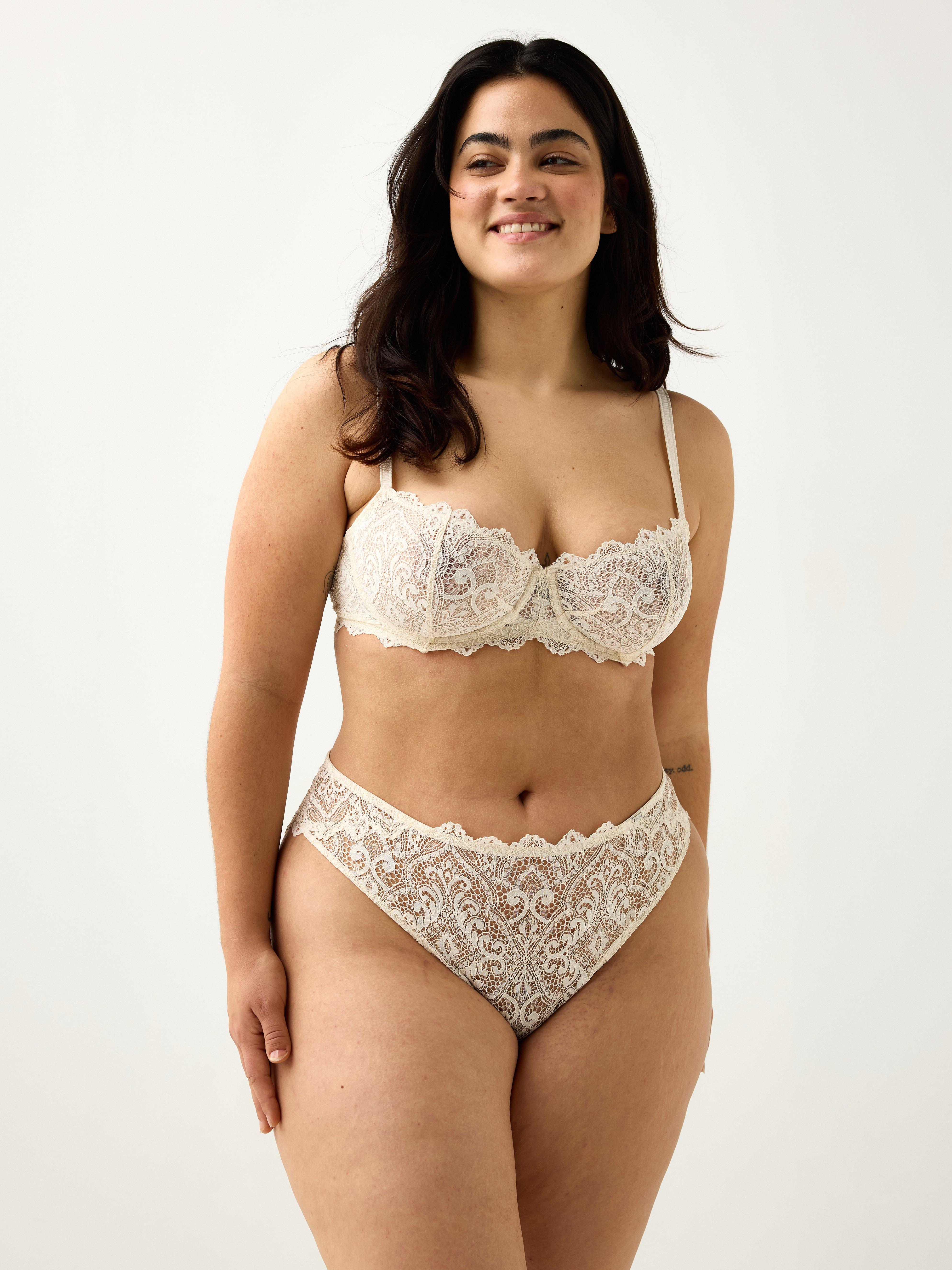 Brazilian Midi - Lingerie - White