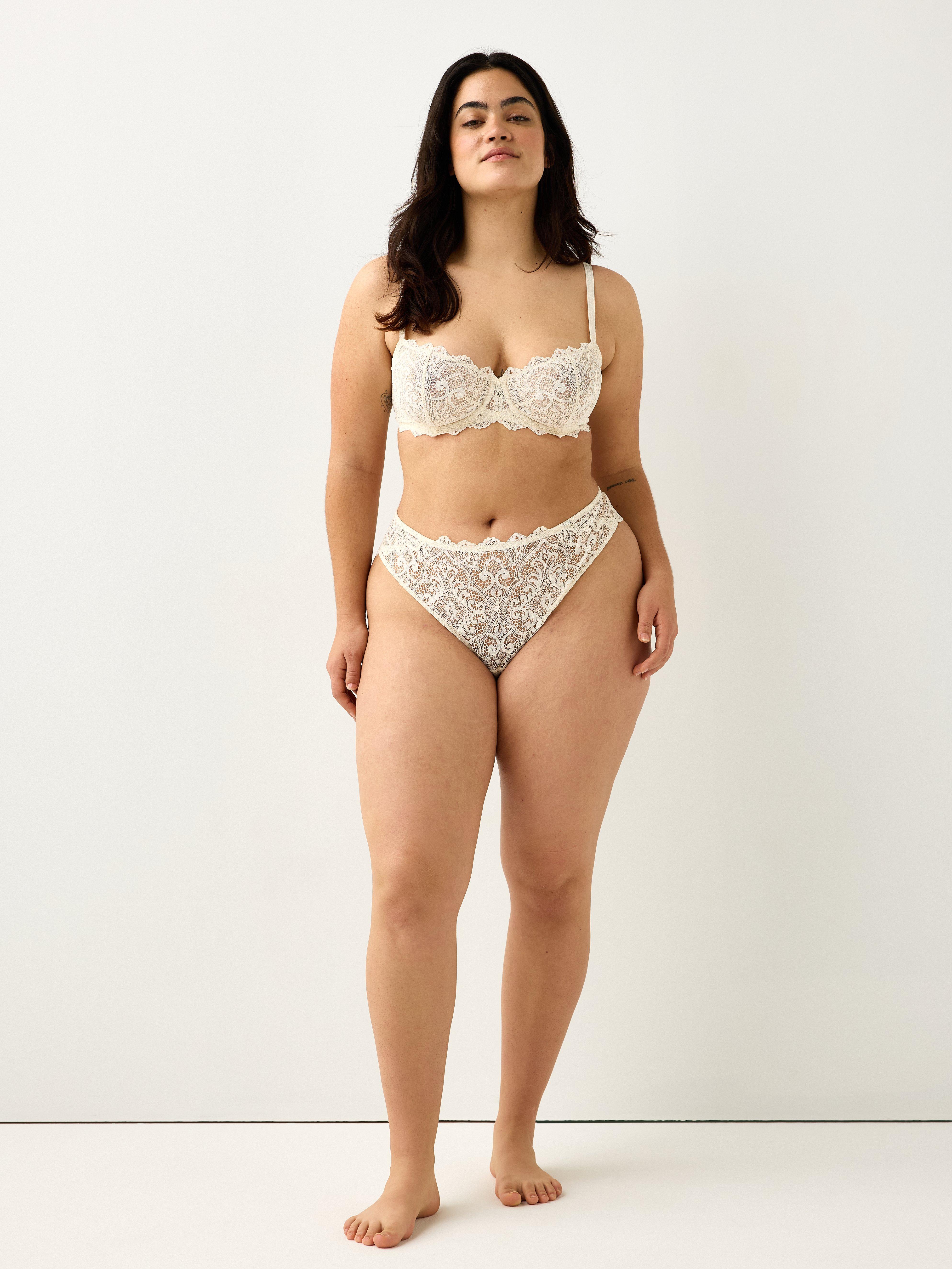 Brazilian Midi - Lingerie - White