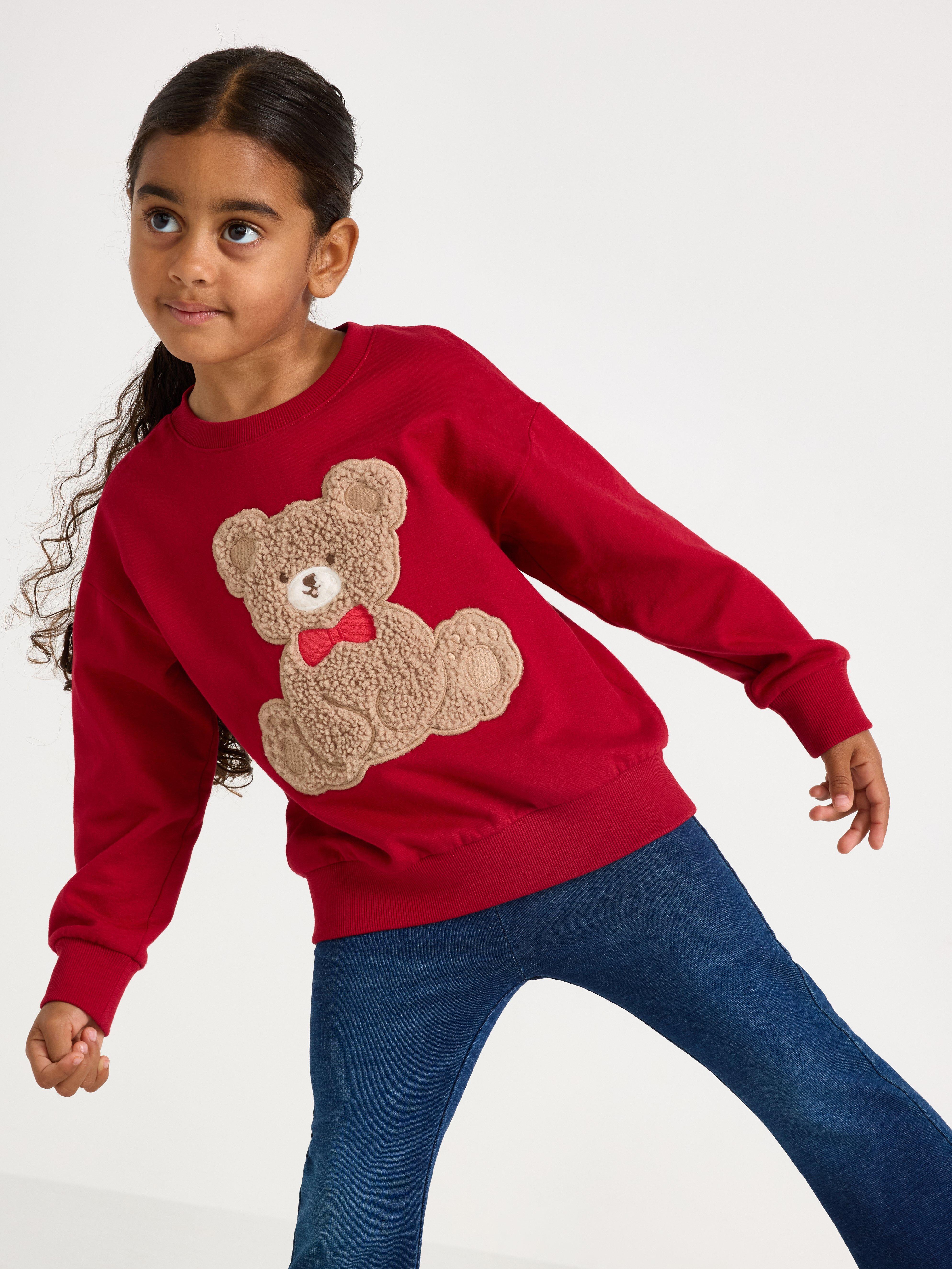 Sweatshirt with brushed inside