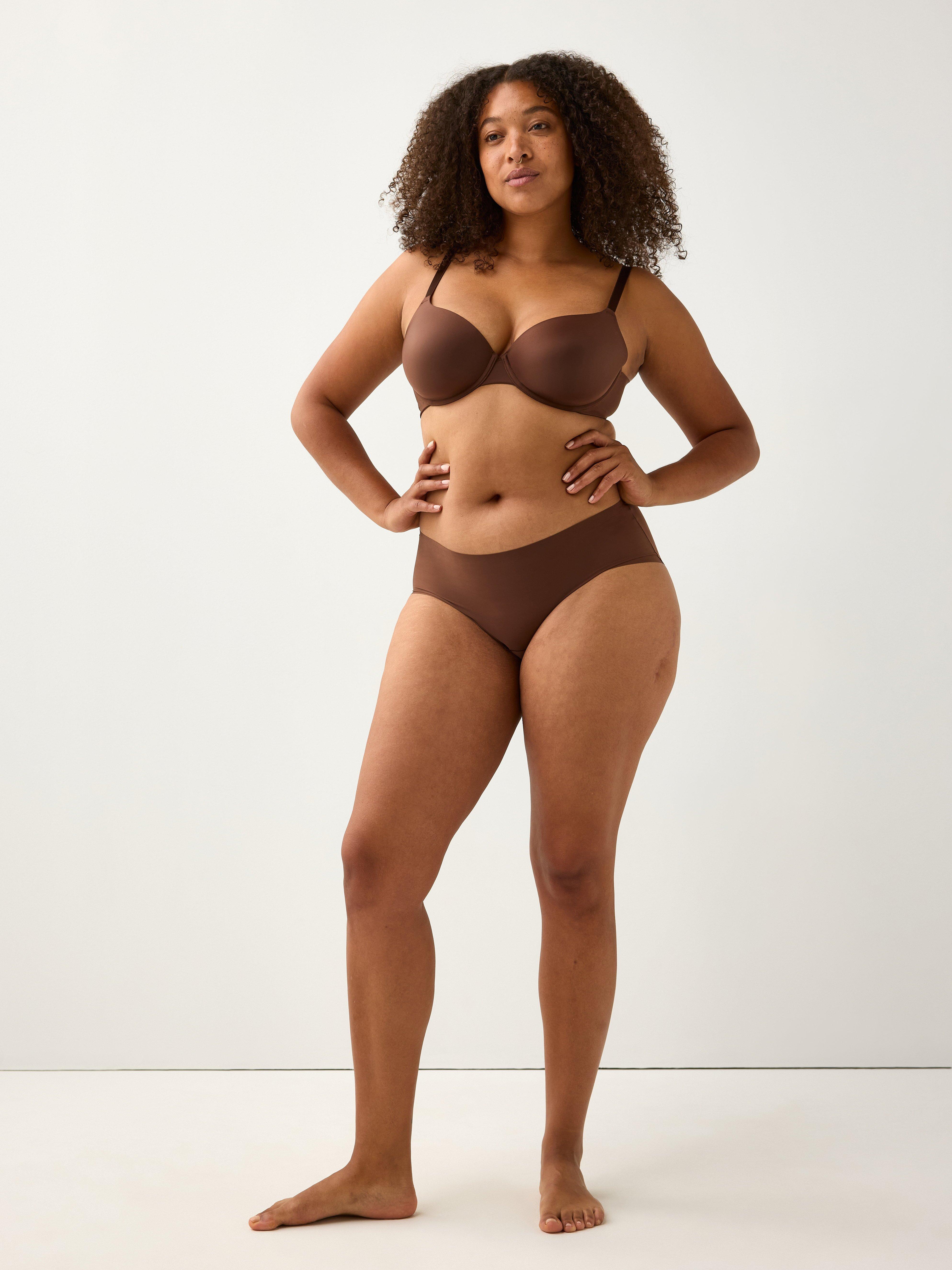 Lilja T-shirt Bra - Lingerie - Brown