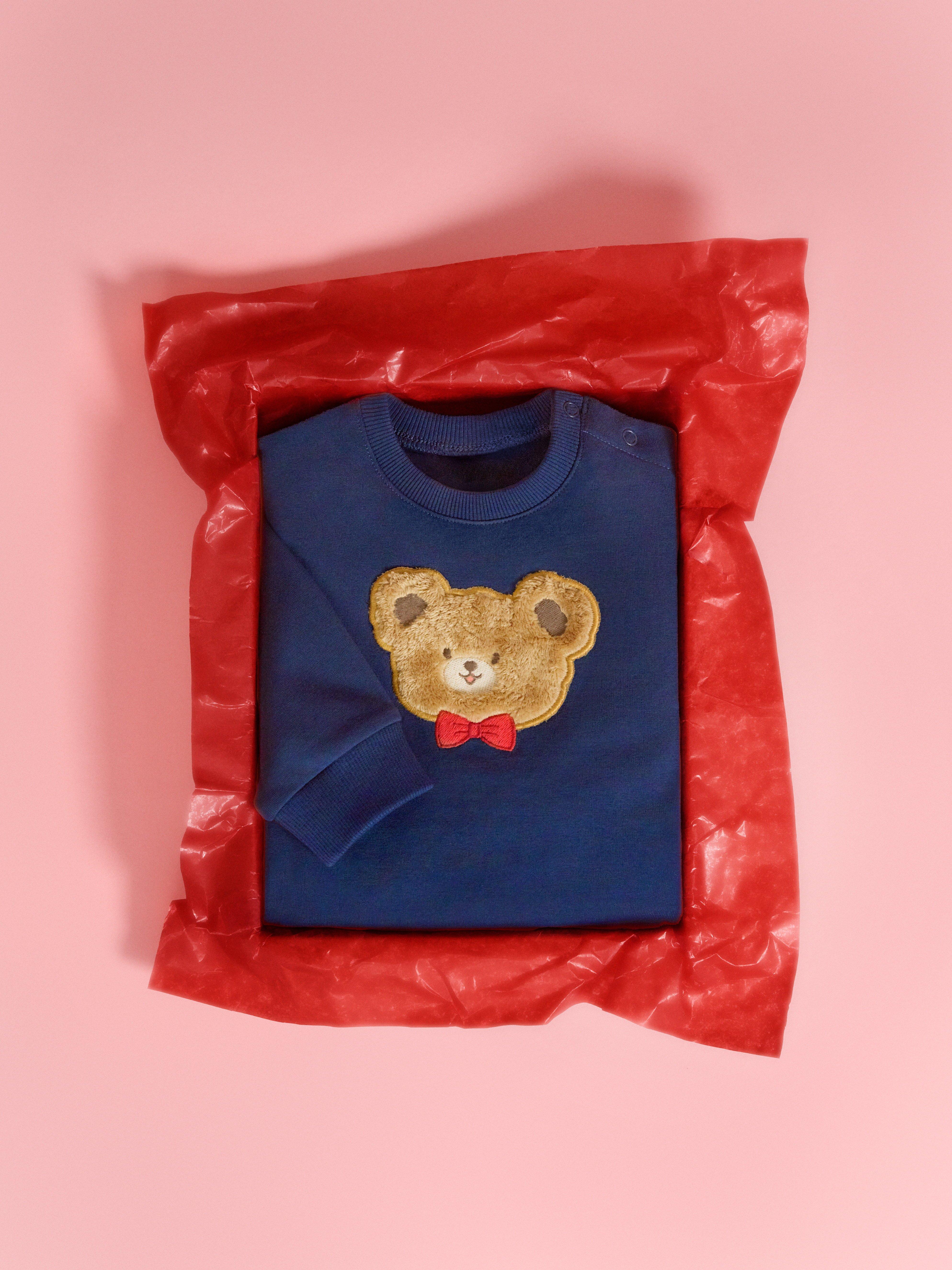 Sweatshirt with brushed inside