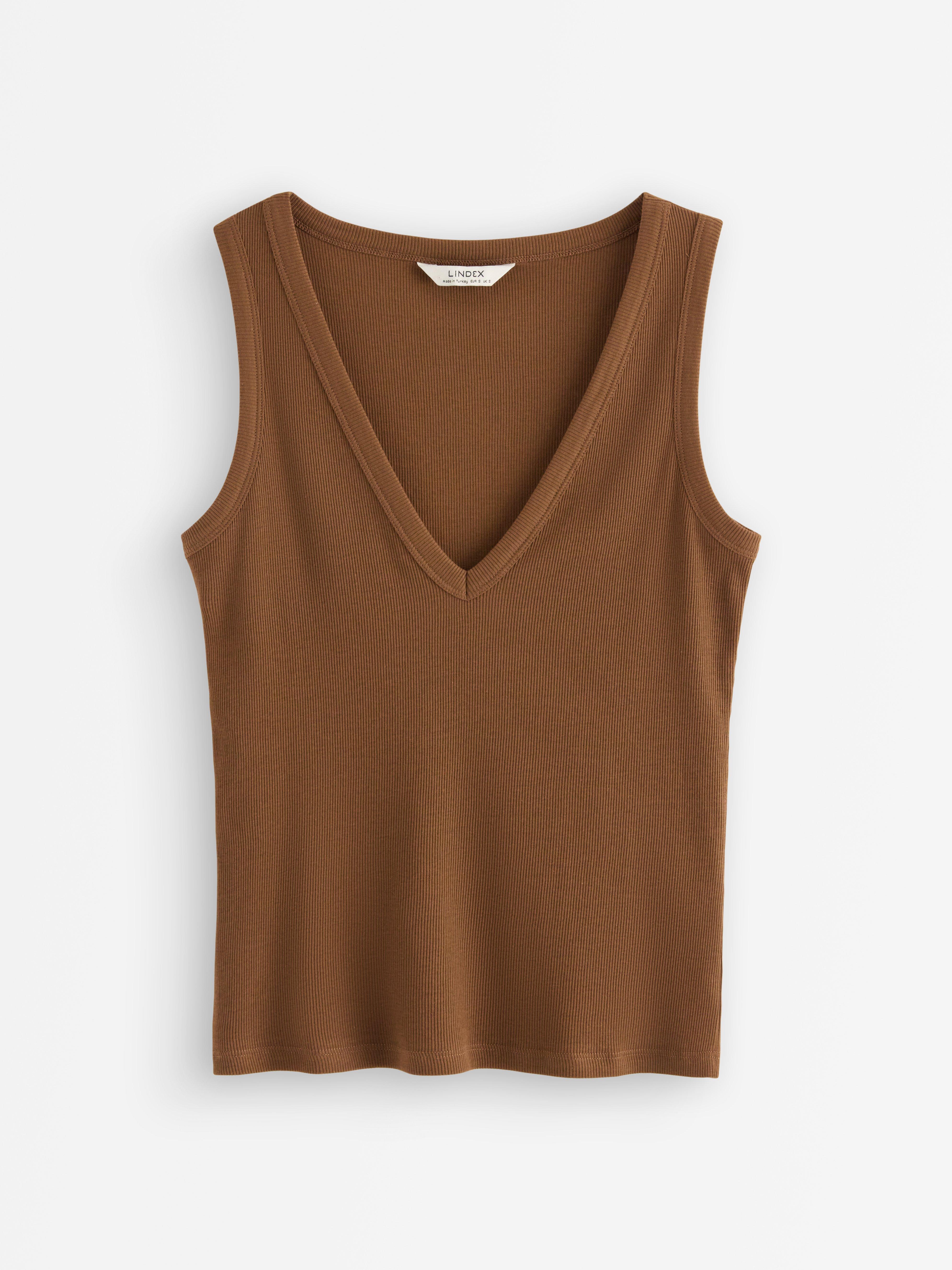 Tank Top - Womens Wear - Brown