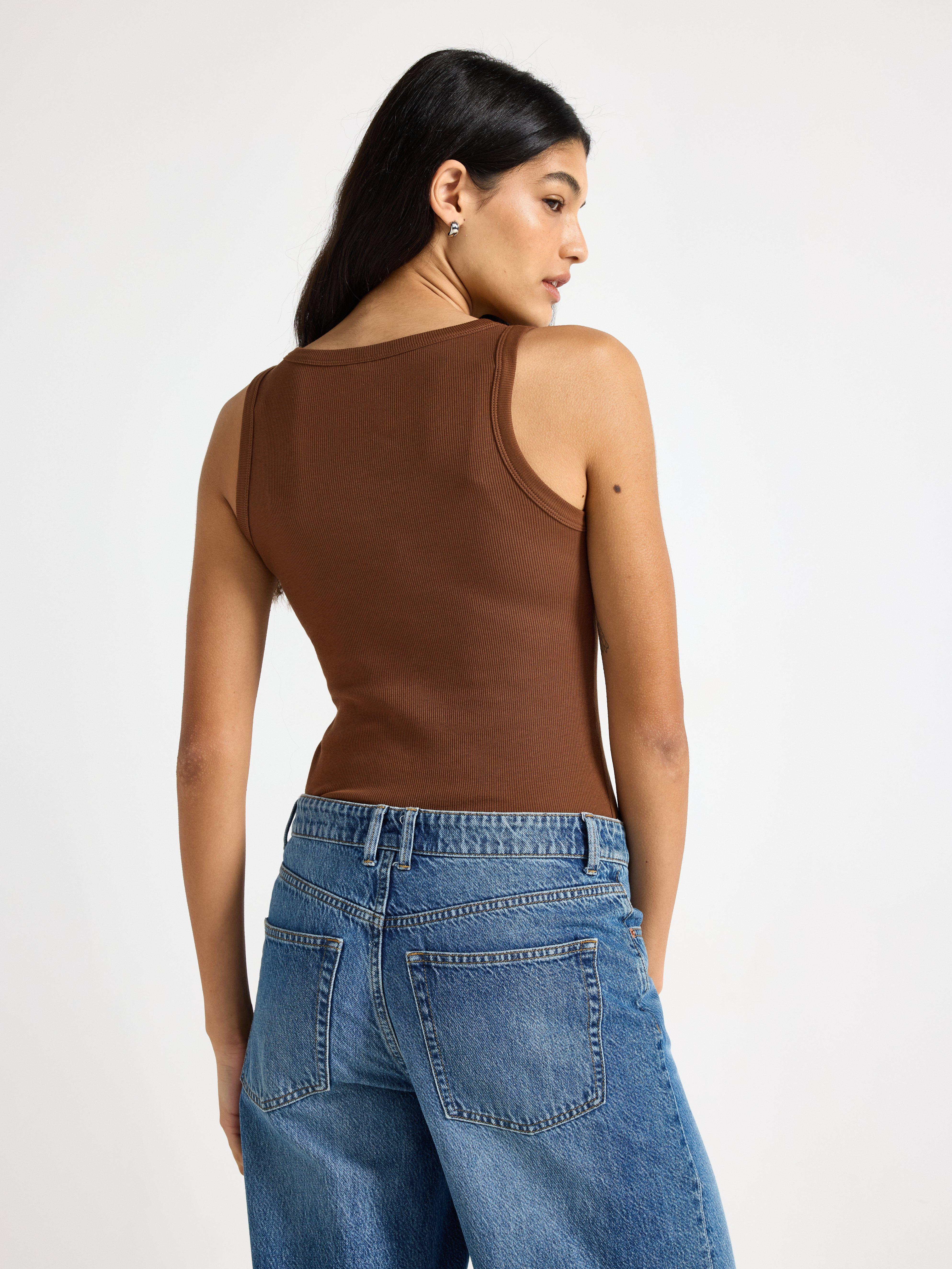 Tank Top - Womens Wear - Brown