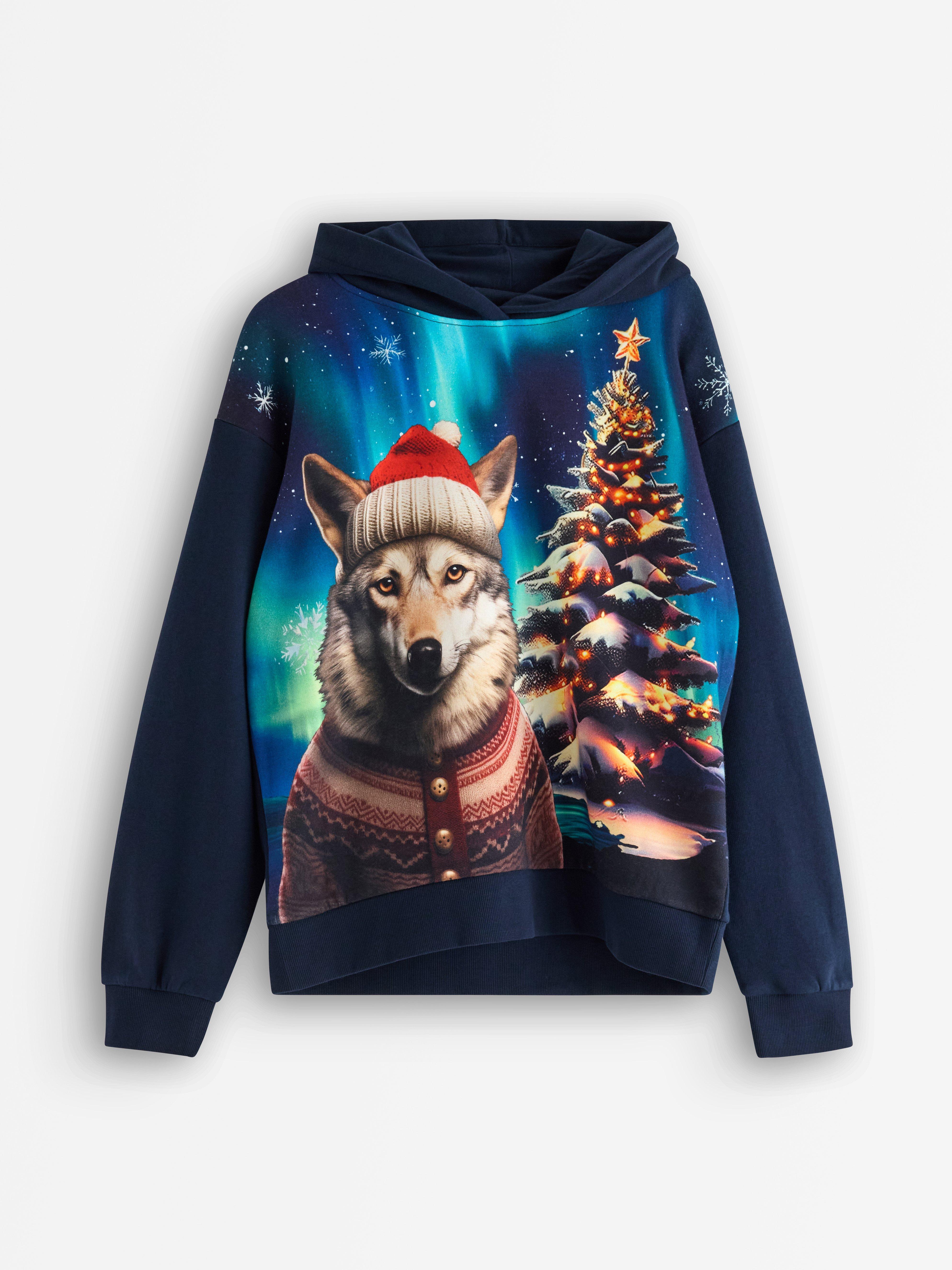 Hoodie with brushed inside