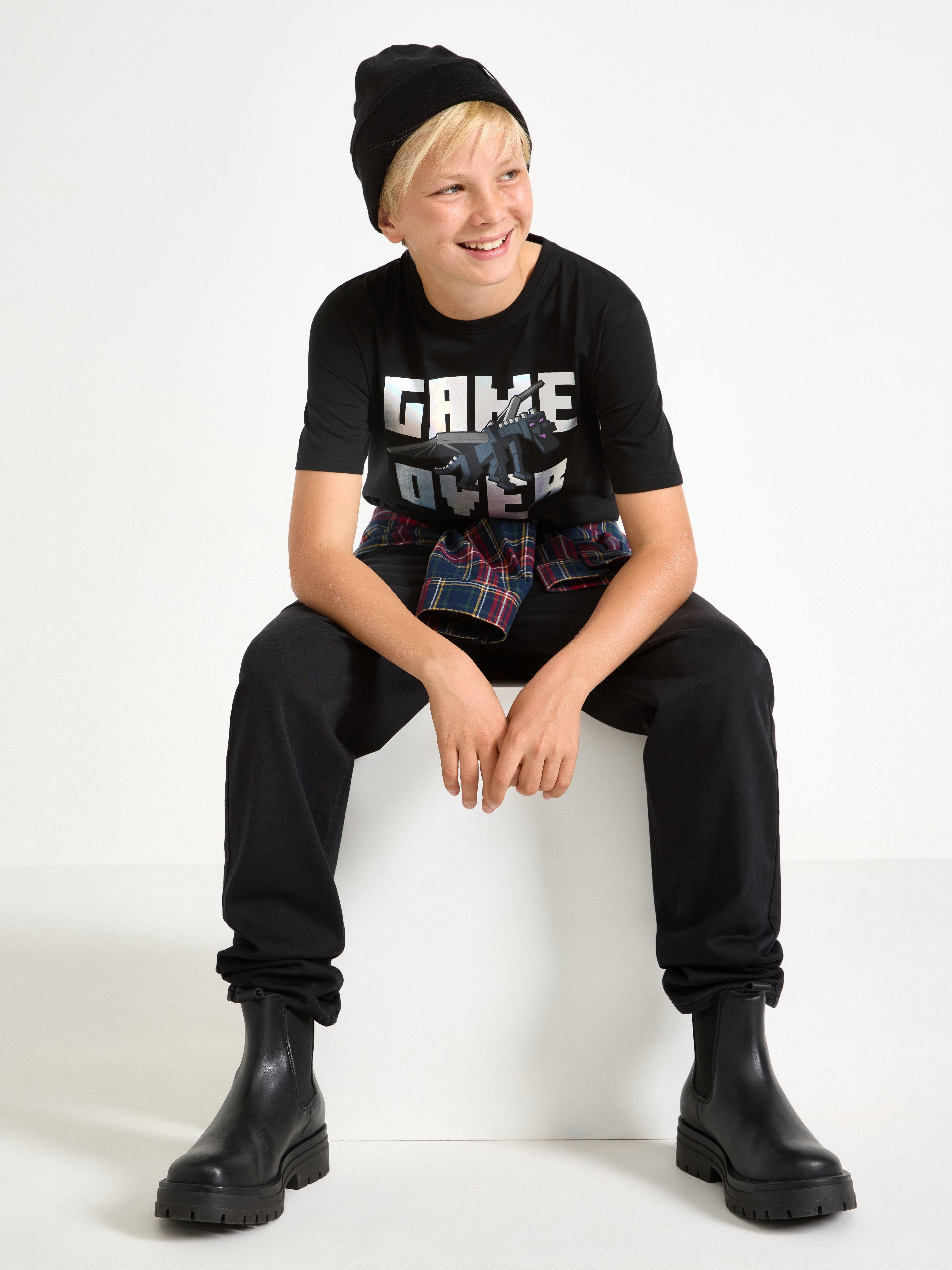 T-shirt - Barn - Svart