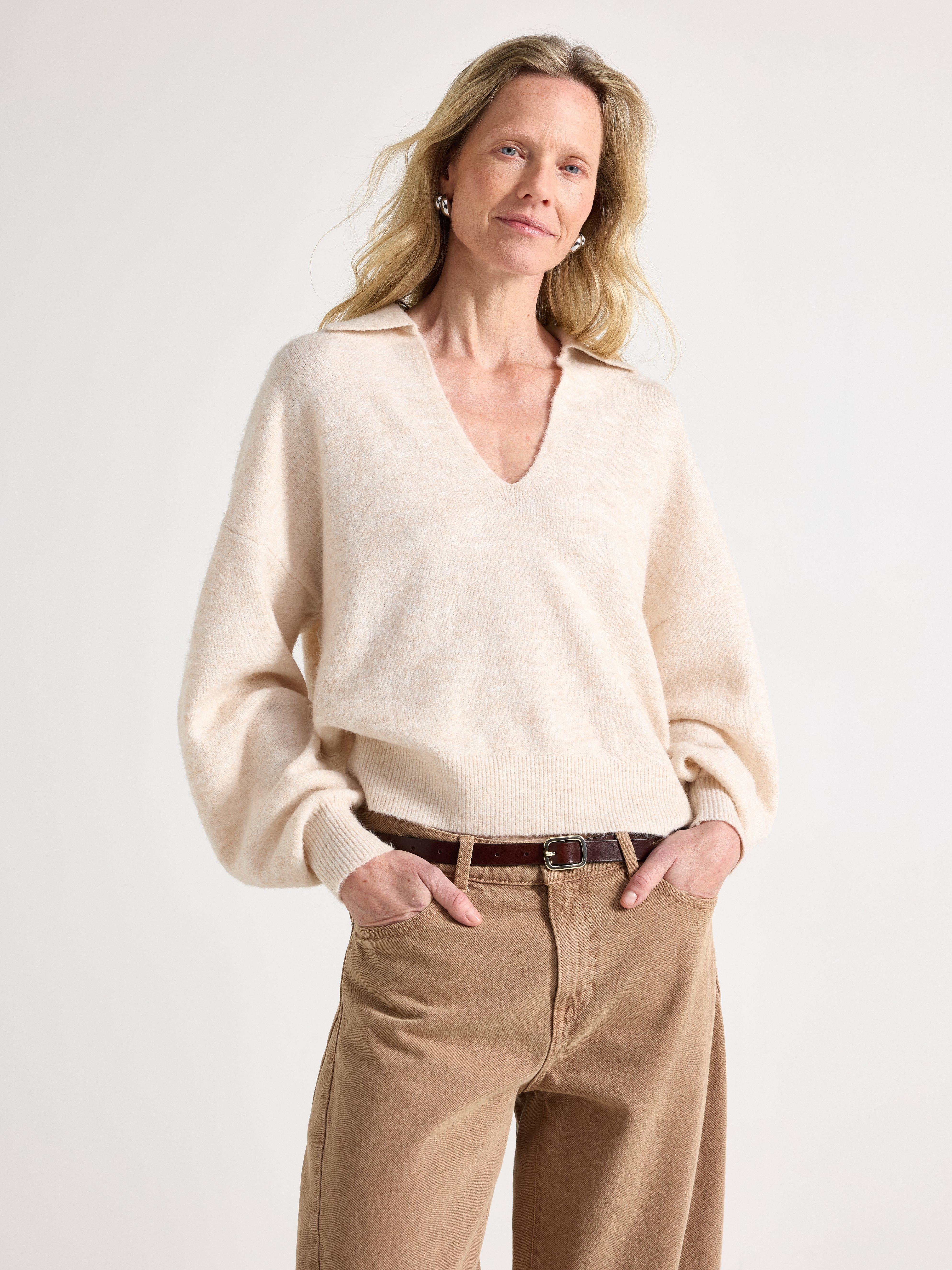 Pusero - Naiset - Beige